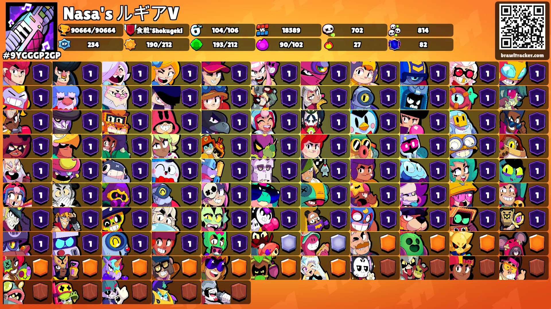 Nasa's ルギアV's Ranks