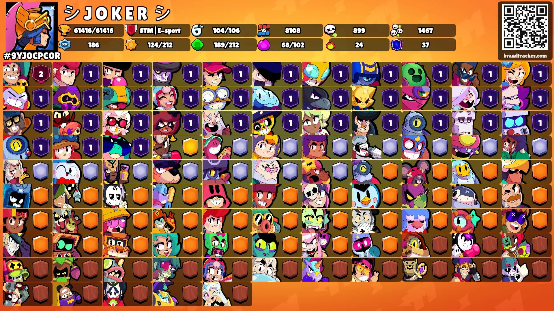 シ J꙰O꙰K꙰E꙰R꙰ シ's Ranks
