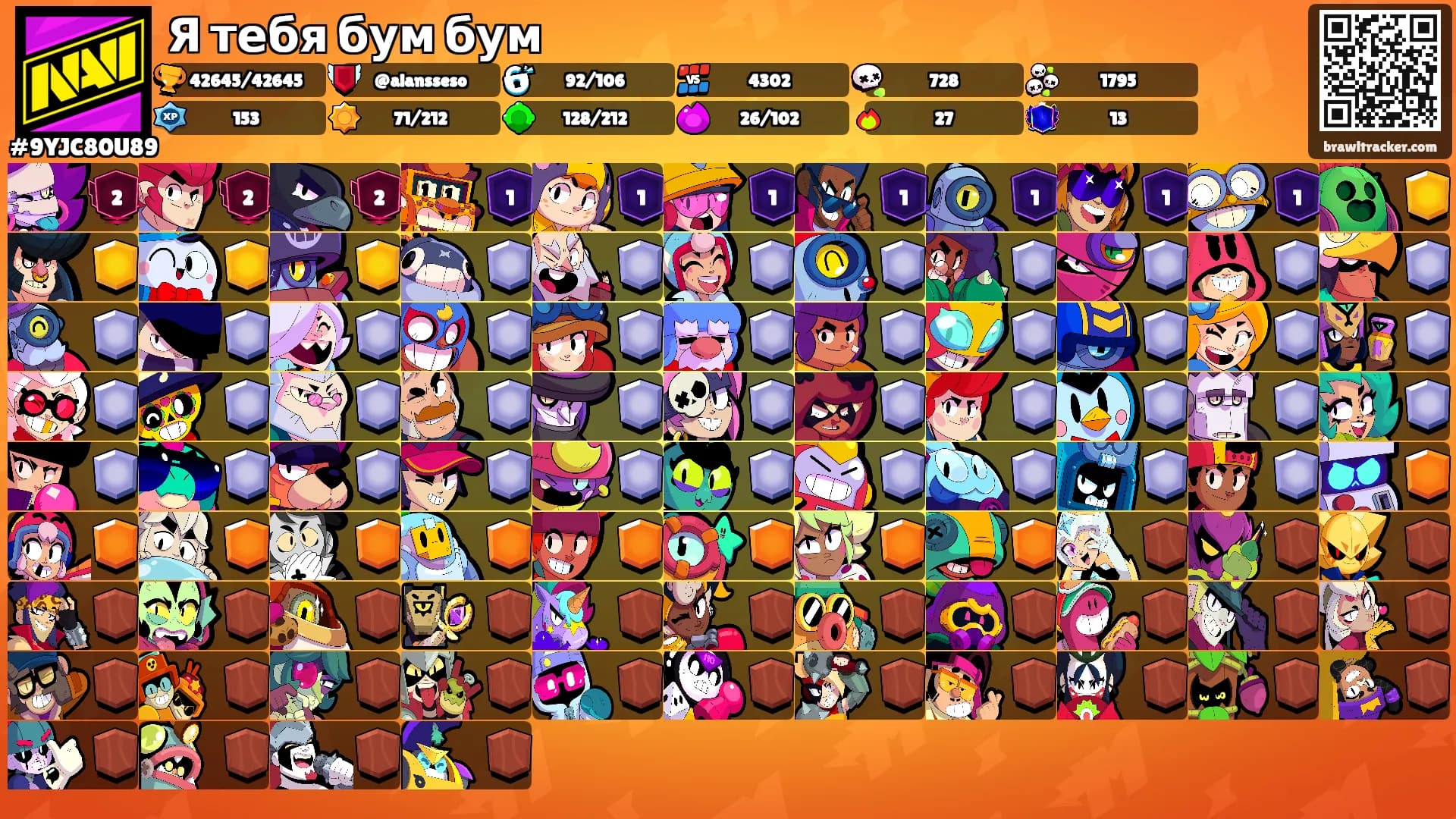 Я тебя бум бум's Ranks