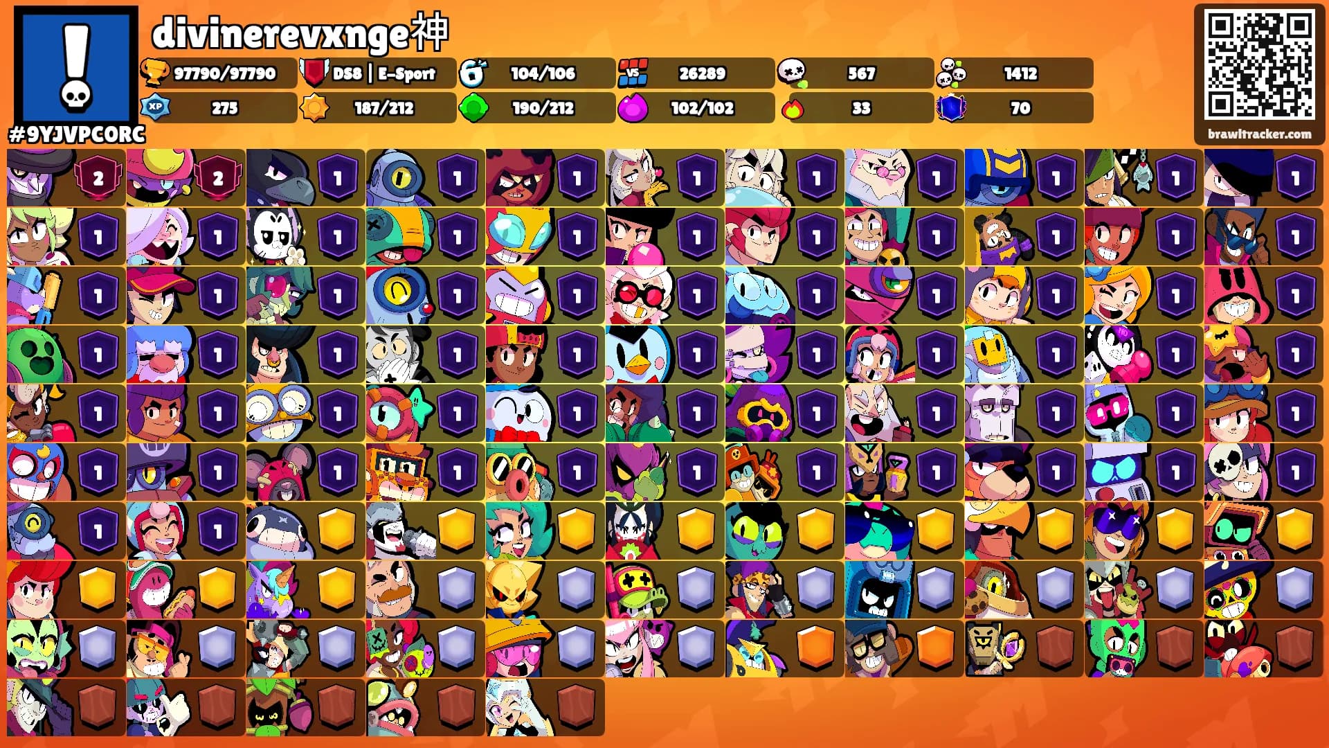divinerevxnge神's Ranks