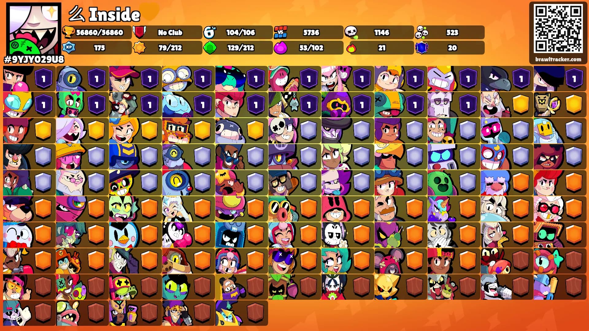 么 Inside🧡's Ranks