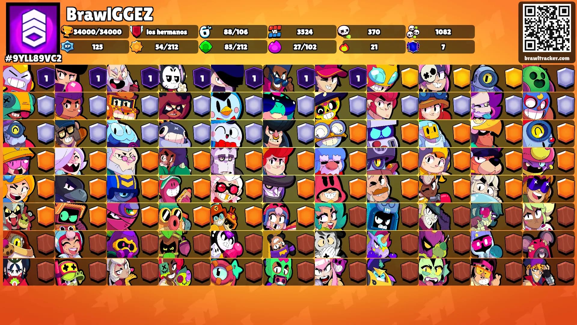 BrawlGGEZ's Ranks