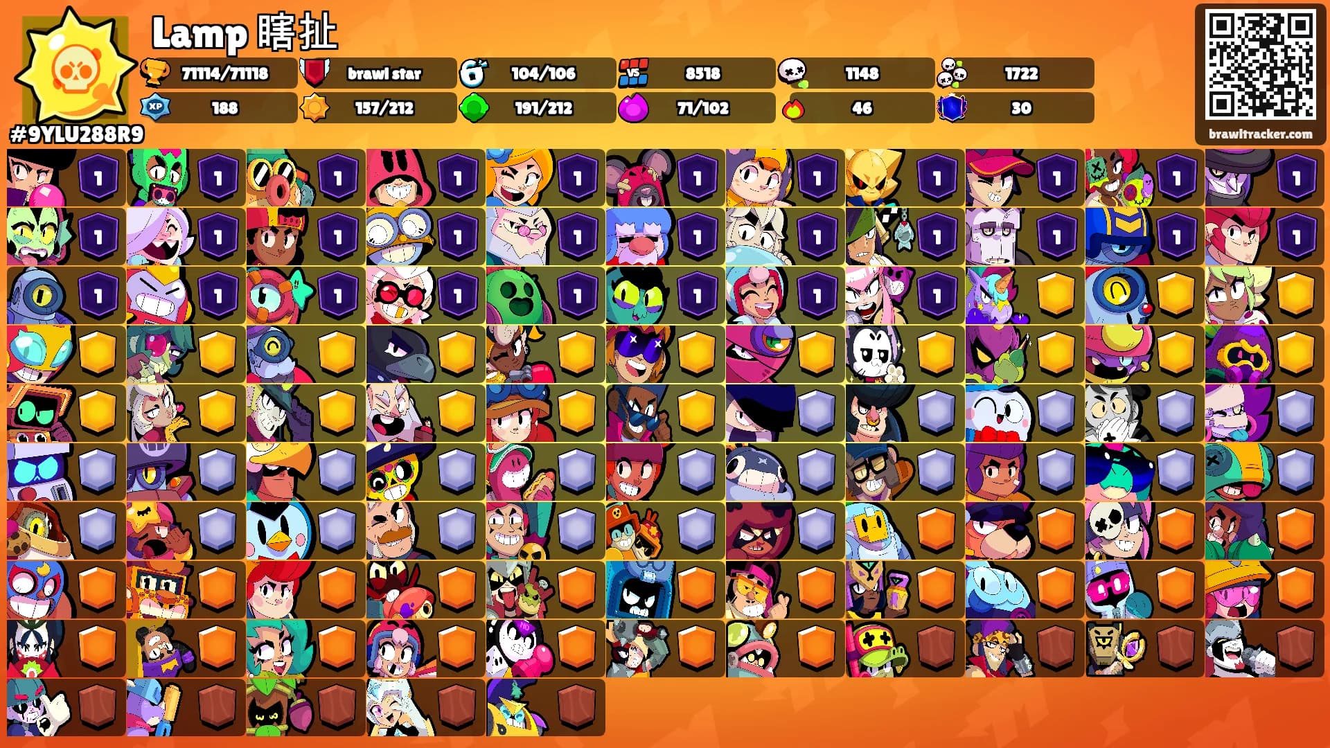 Lamp 瞎扯's Ranks