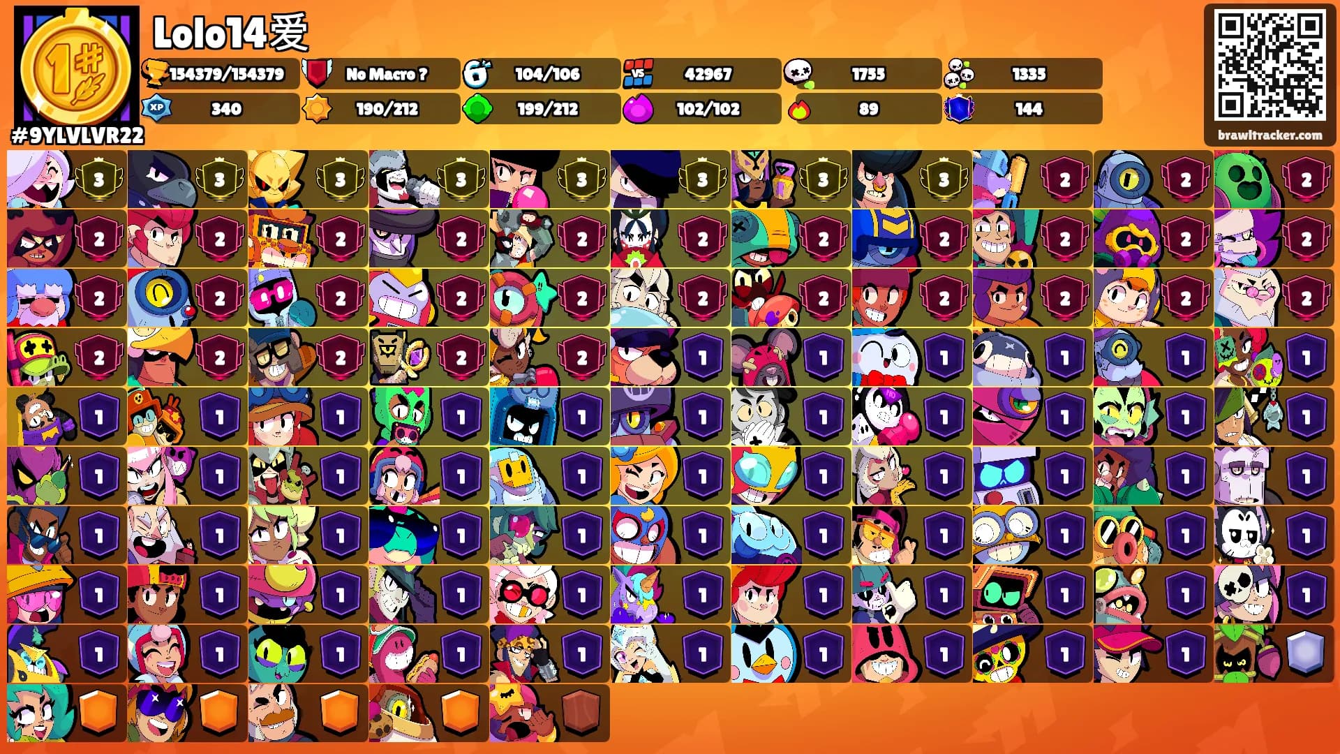 Lolo14爱's Ranks