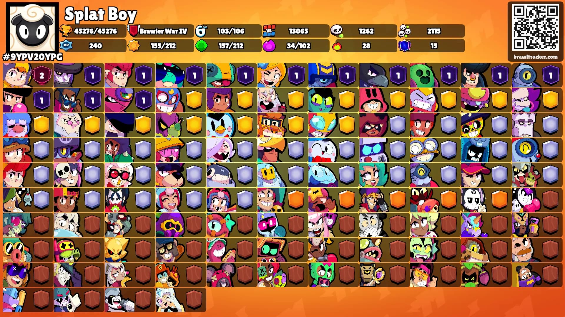 Splat Boy's Ranks