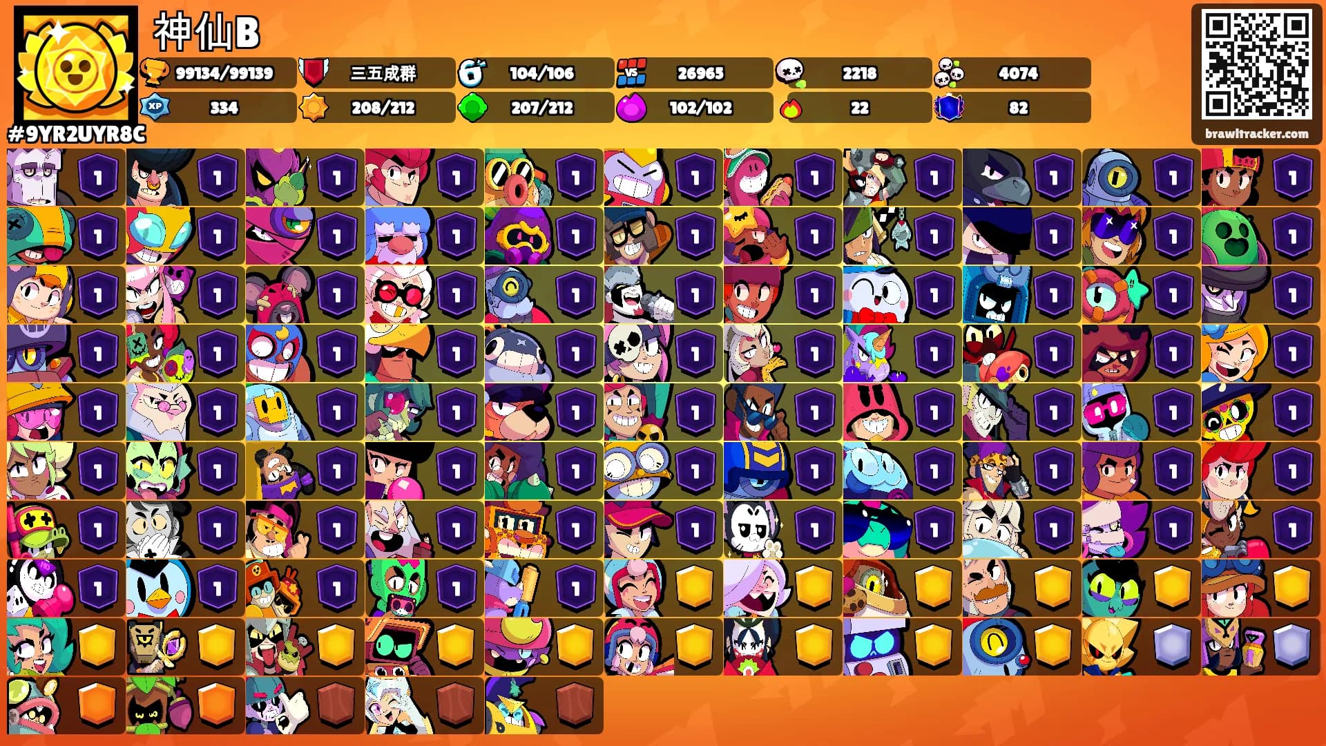 神仙B's Ranks