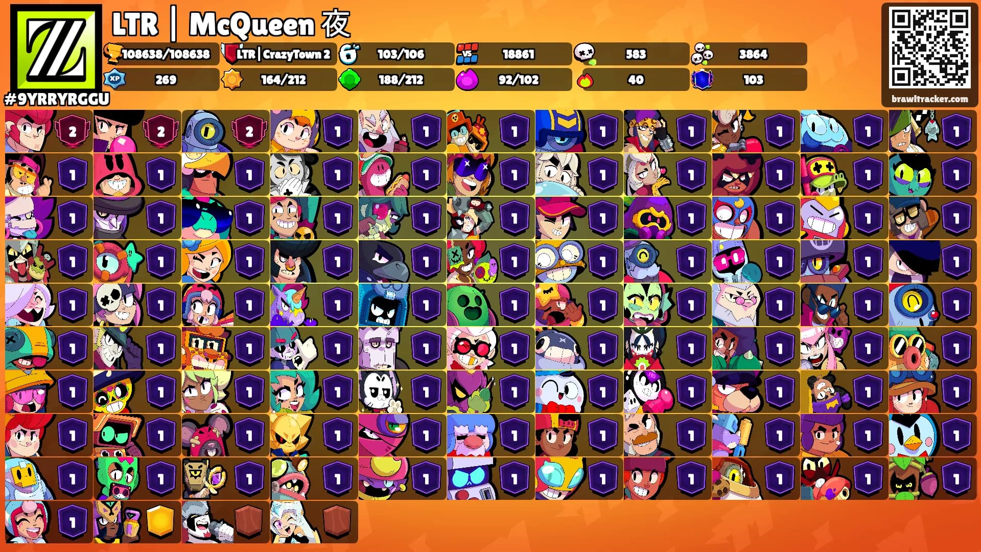 LTR | McQueen 夜's Ranks