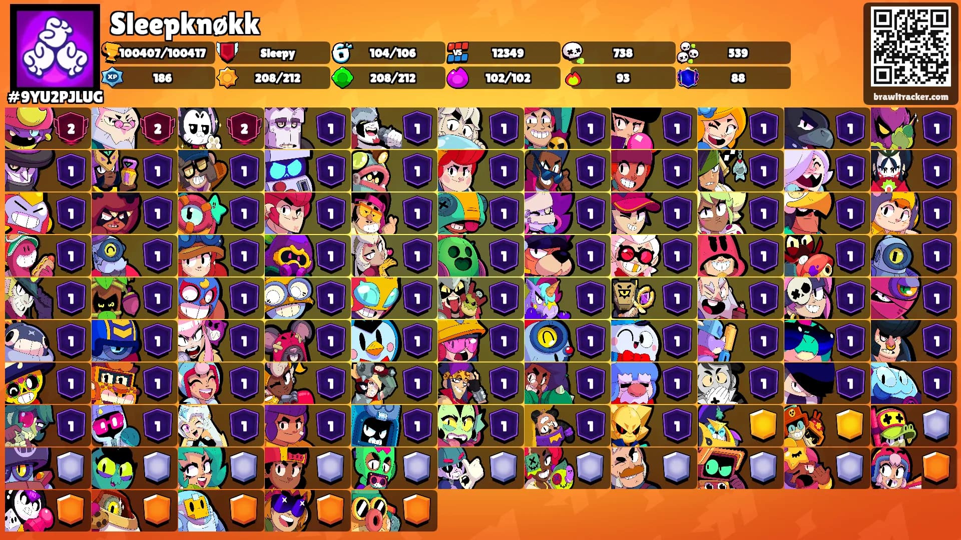 Sleepknøkk's Ranks