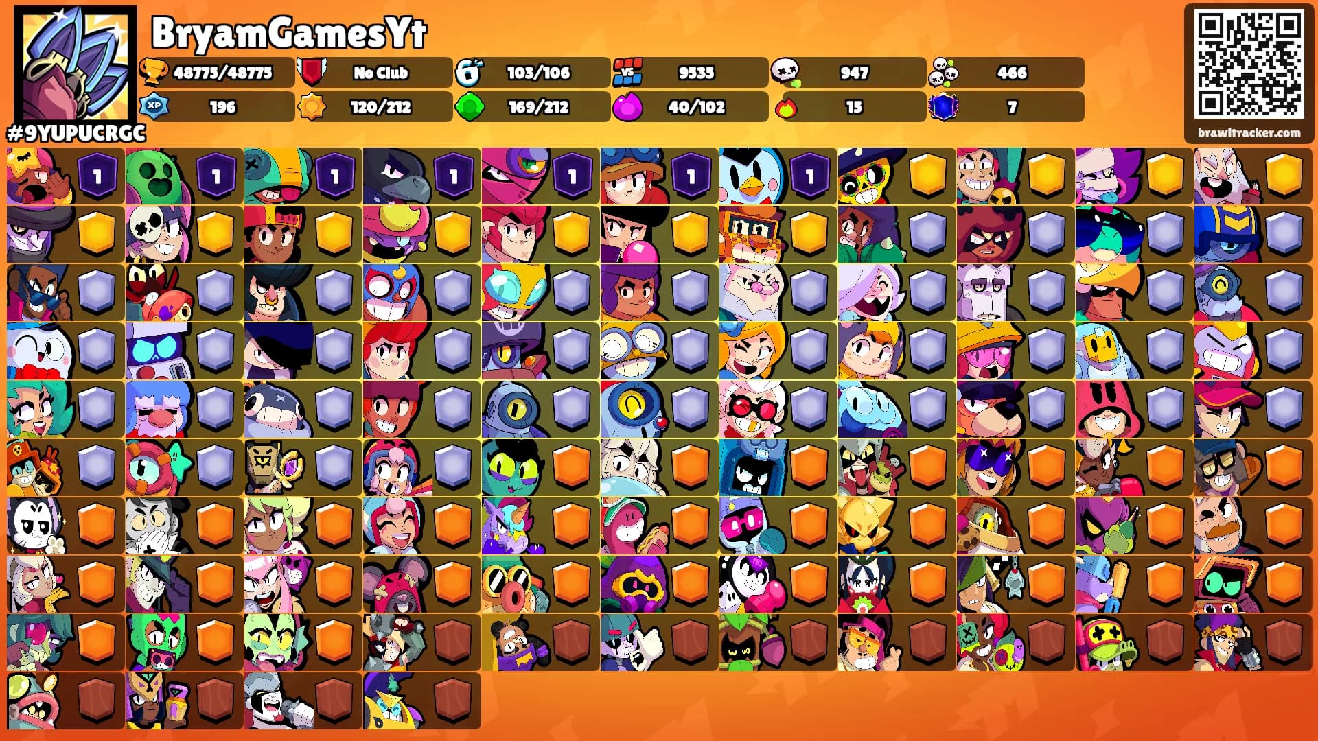 BryamGamesYt's Ranks
