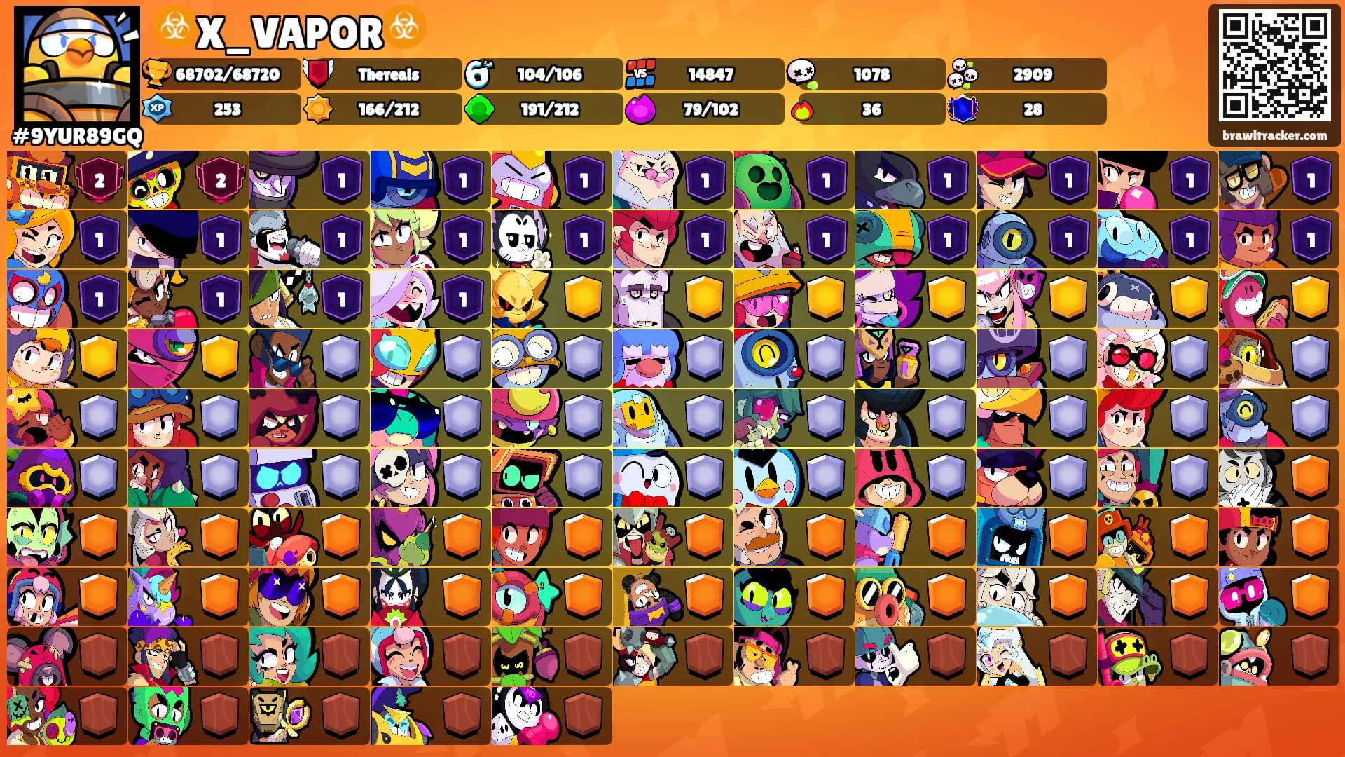 ☣️X_VAPOR☣️'s Ranks