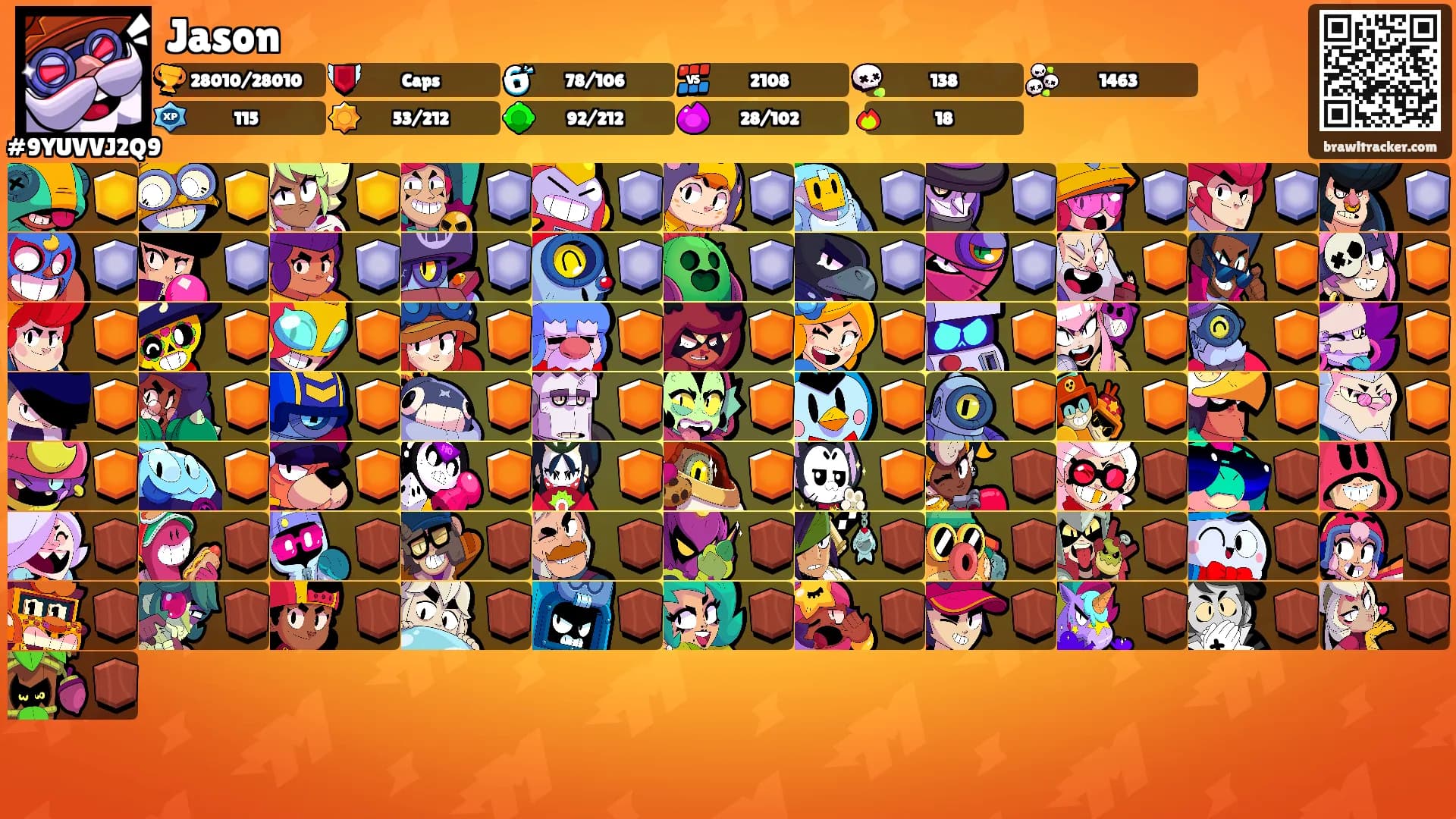 Jason's Ranks