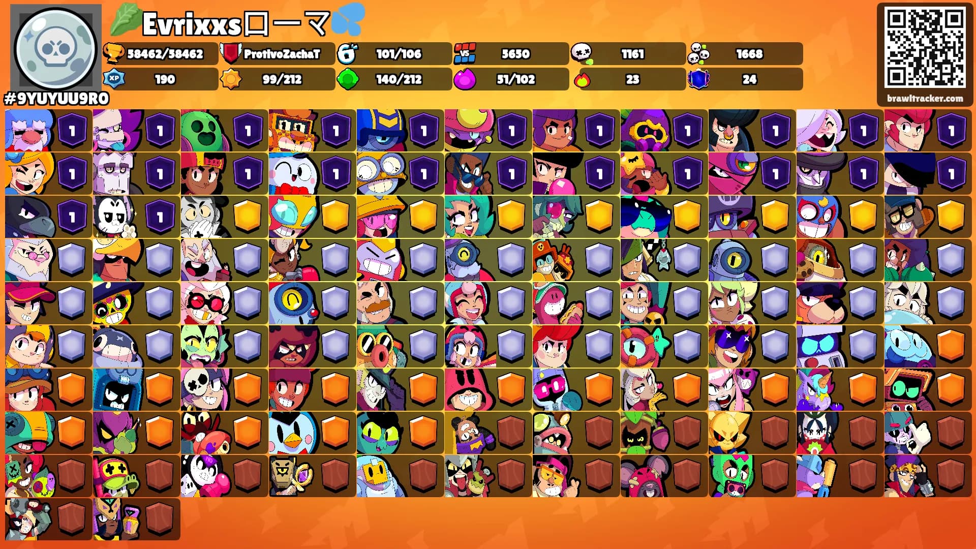 🥬Evrixxsローマ💦's Ranks