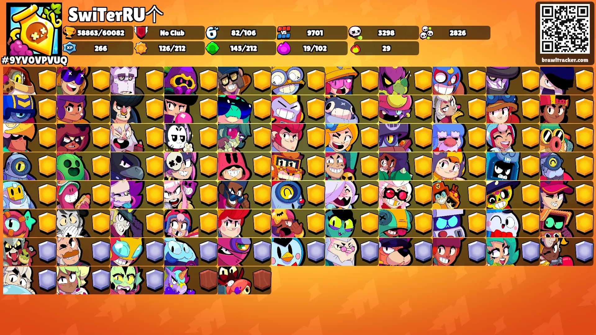 SwiTerRU个's Ranks