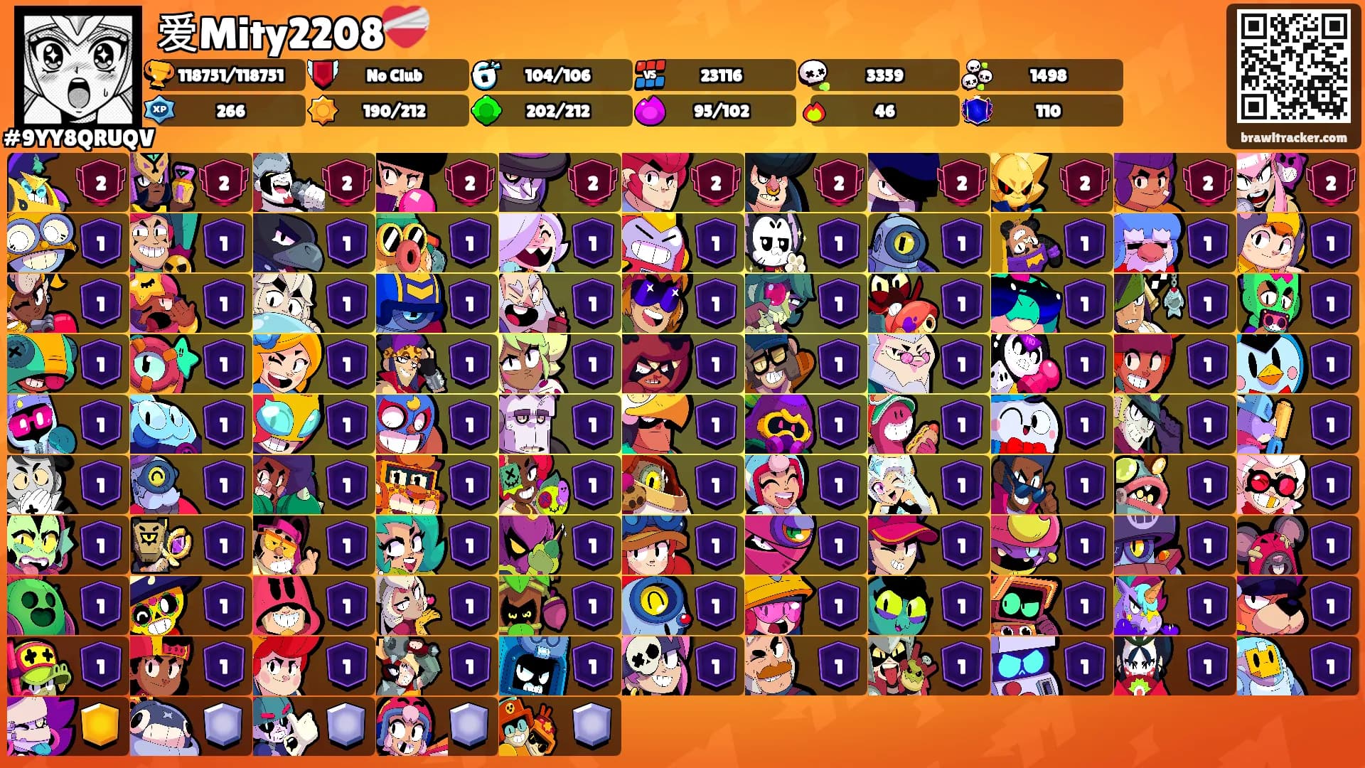 爱Mity2208❤️‍🩹's Ranks