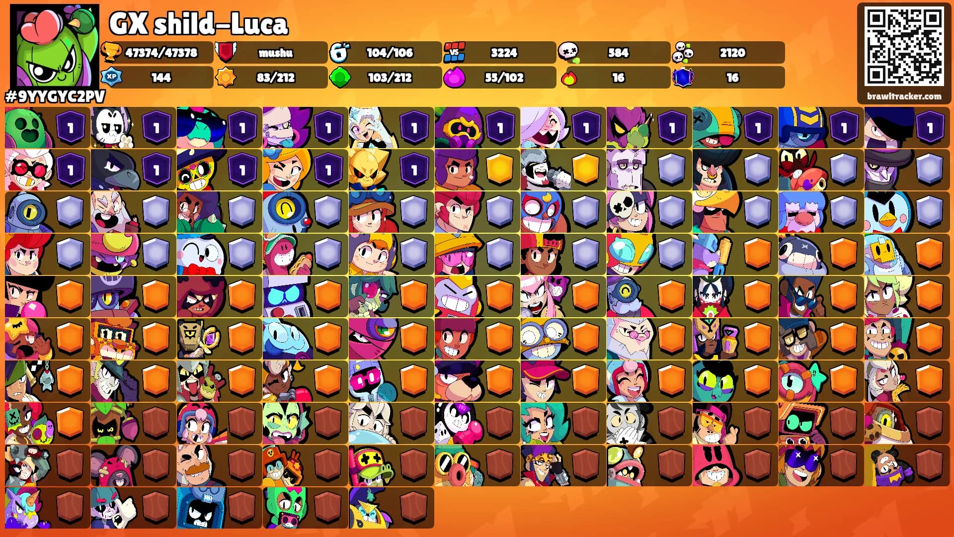 GX shild-Luca's Ranks