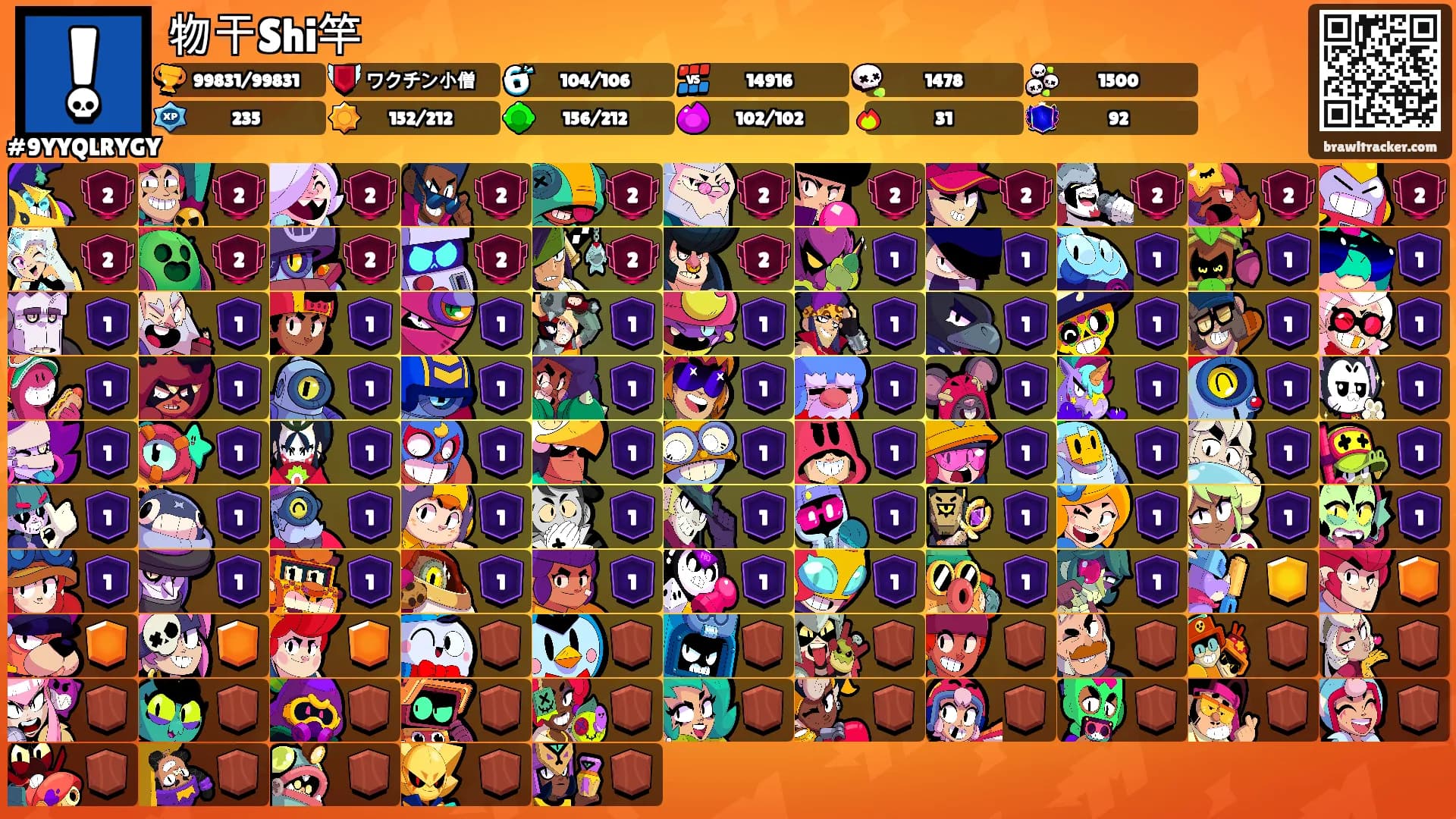物干Shi竿's Ranks