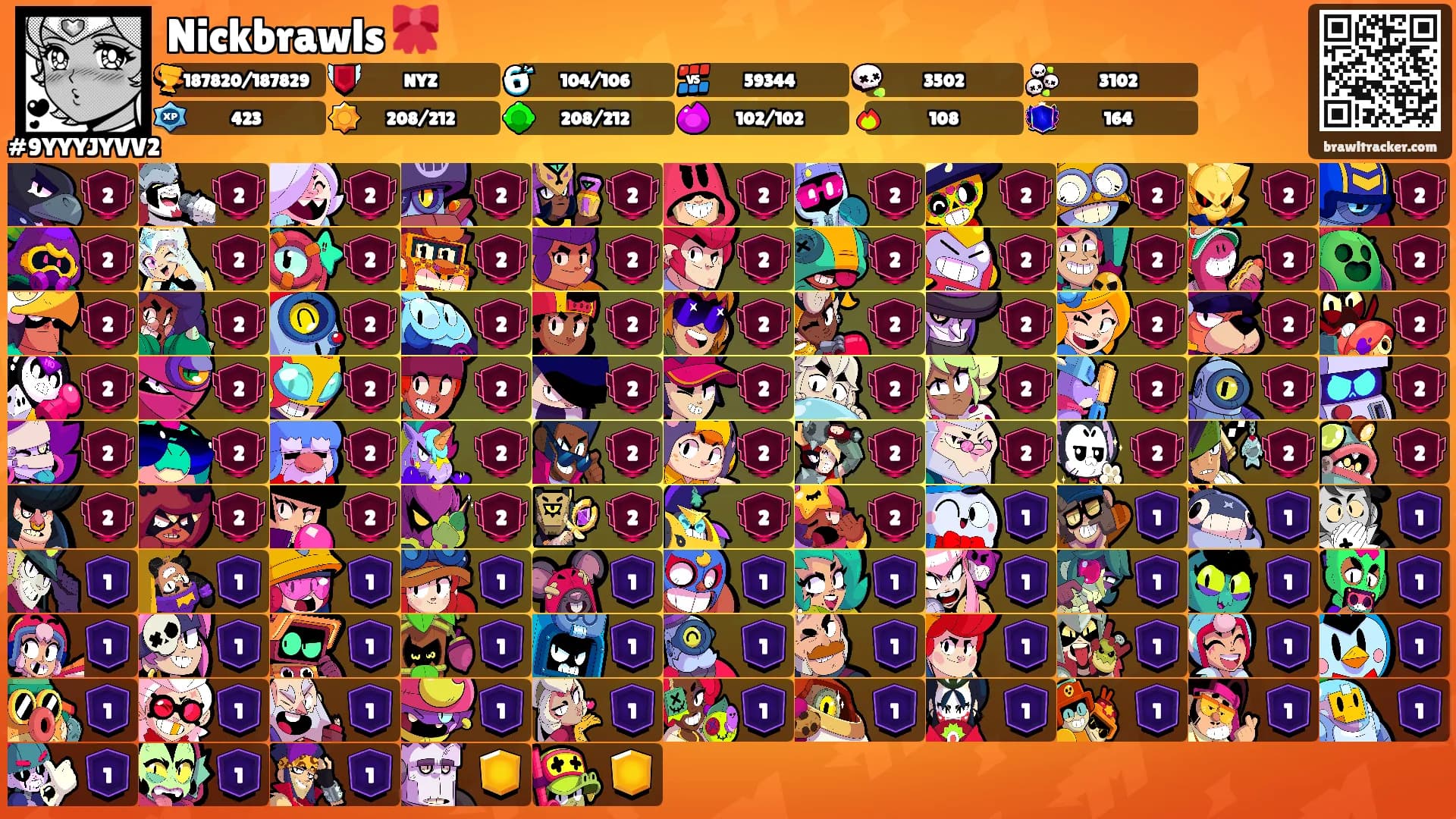Nickbrawls 🎀's Ranks