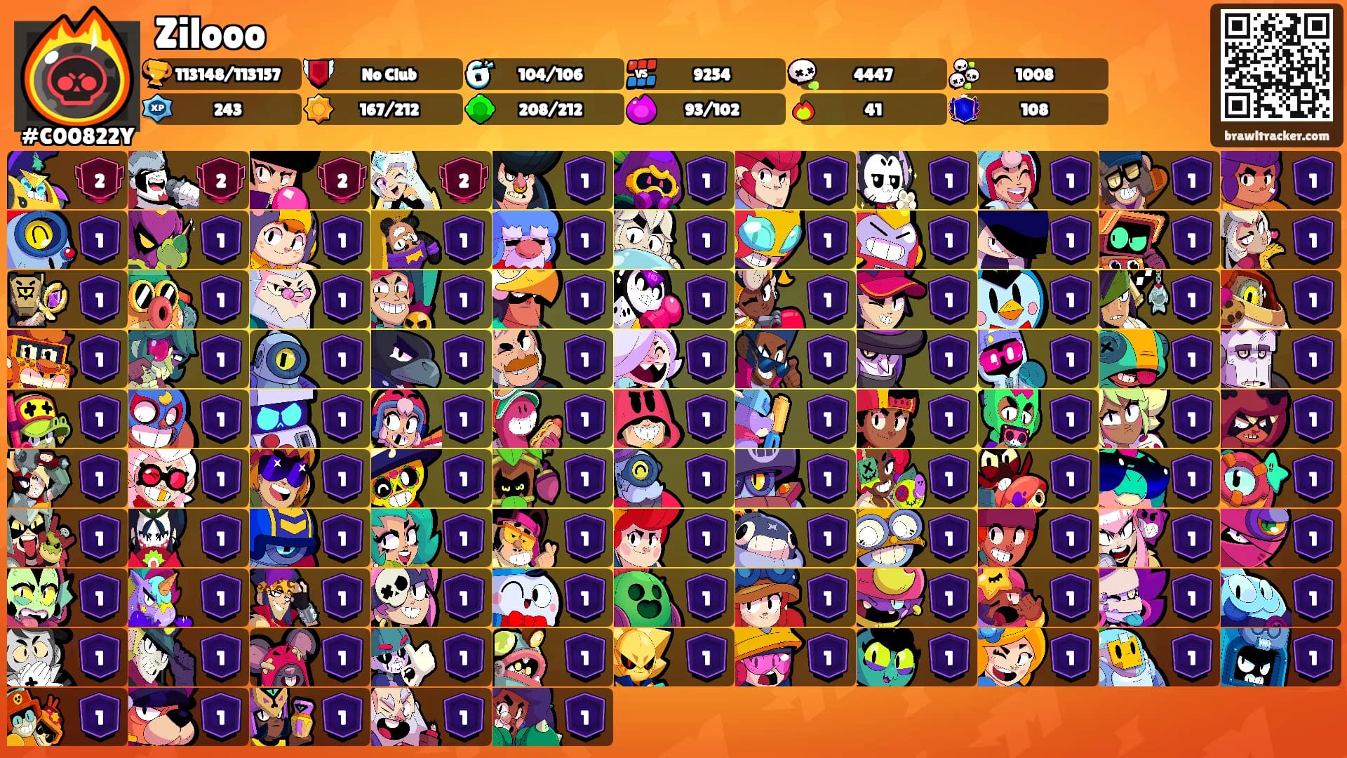 Zilooo's Ranks