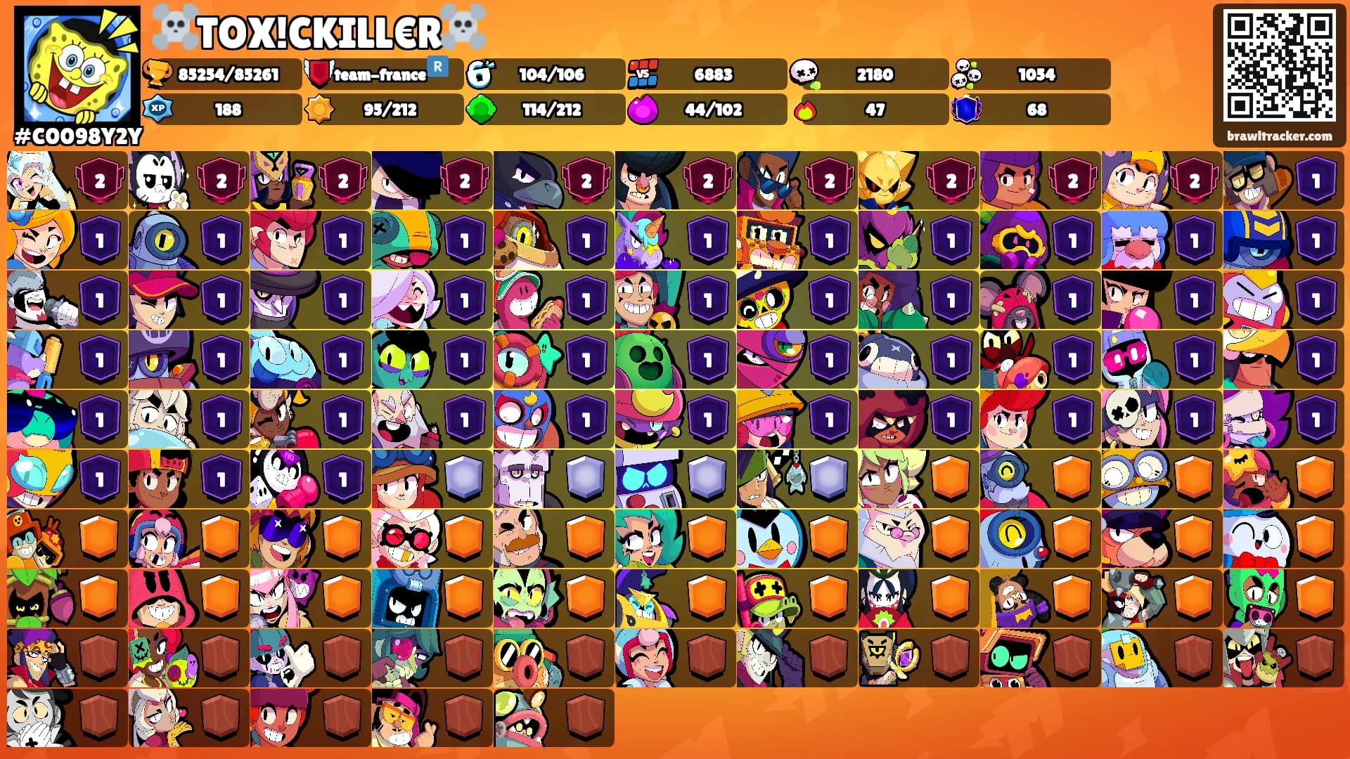 ☠️TOX!CKILL€R☠️'s Ranks