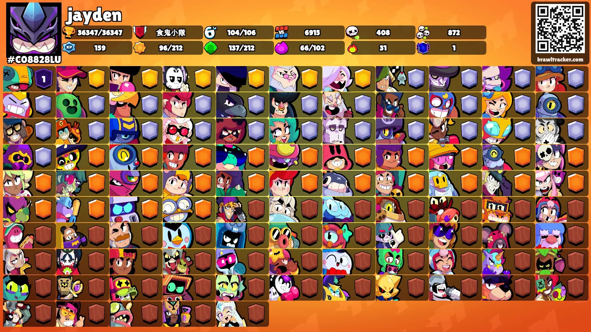 jayden's Ranks