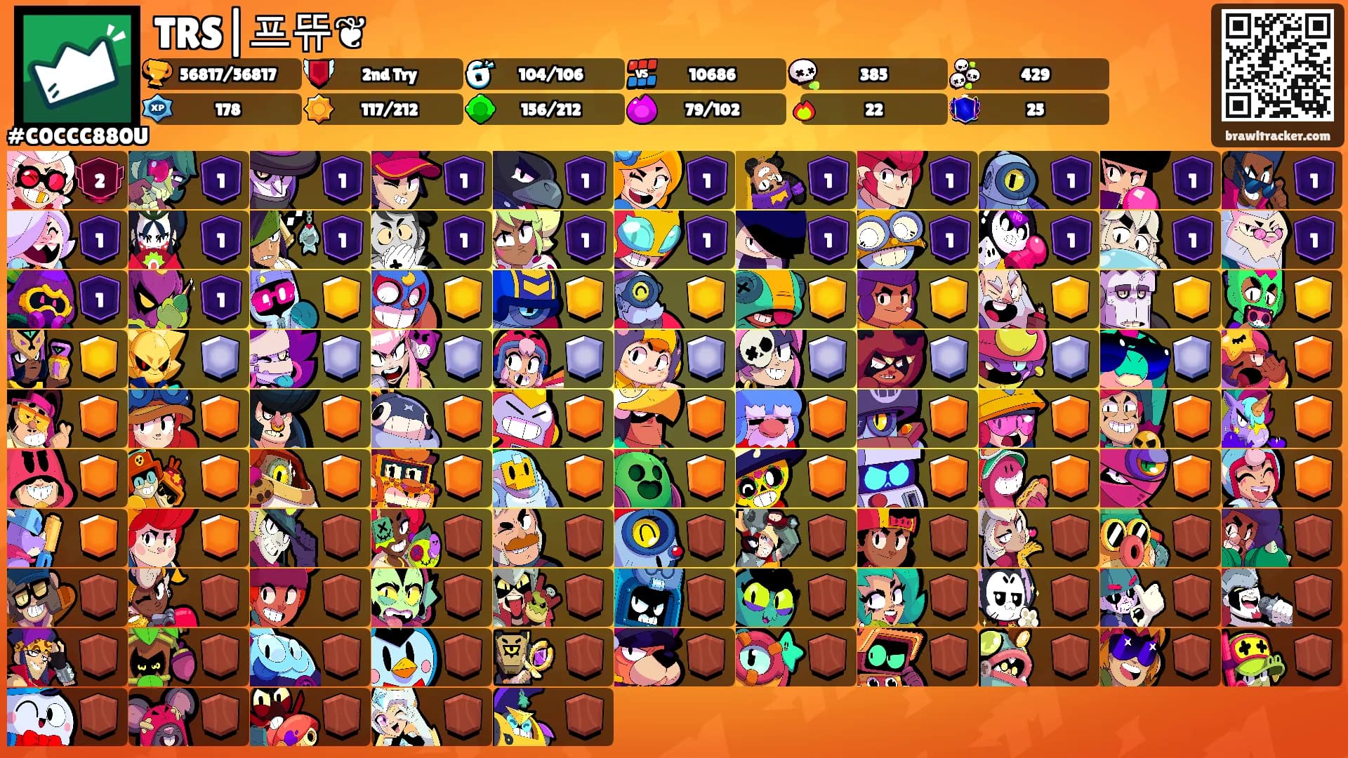 TRS|프뜌❦'s Ranks