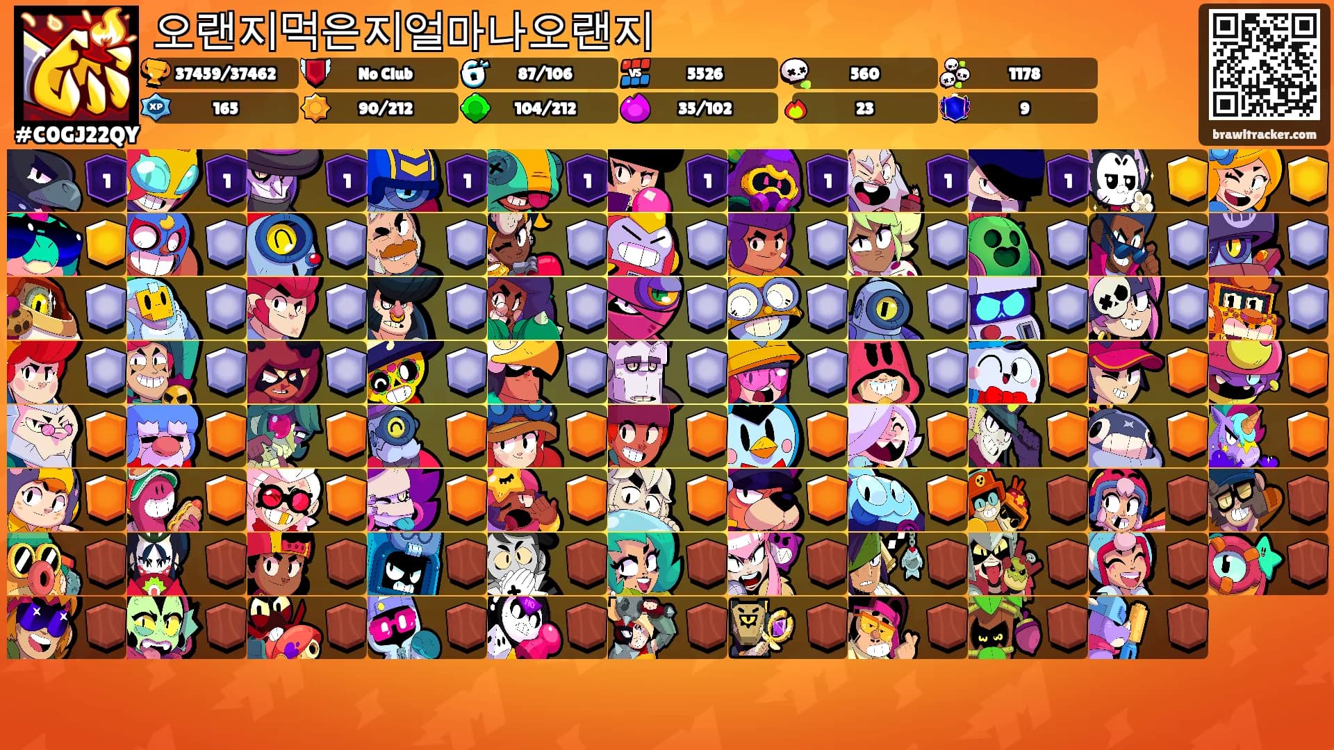 오랜지먹은지얼마나오랜지's Ranks