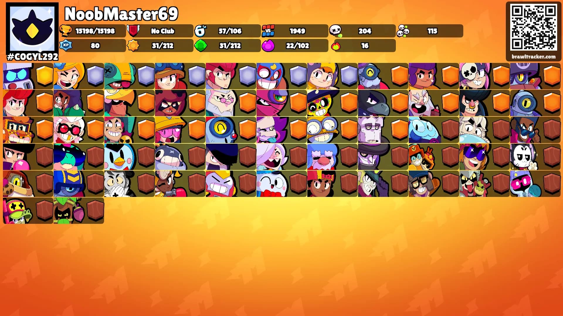NoobMaster69's Ranks