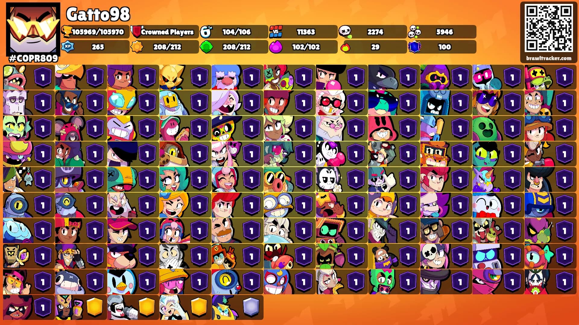 Gatto98's Ranks
