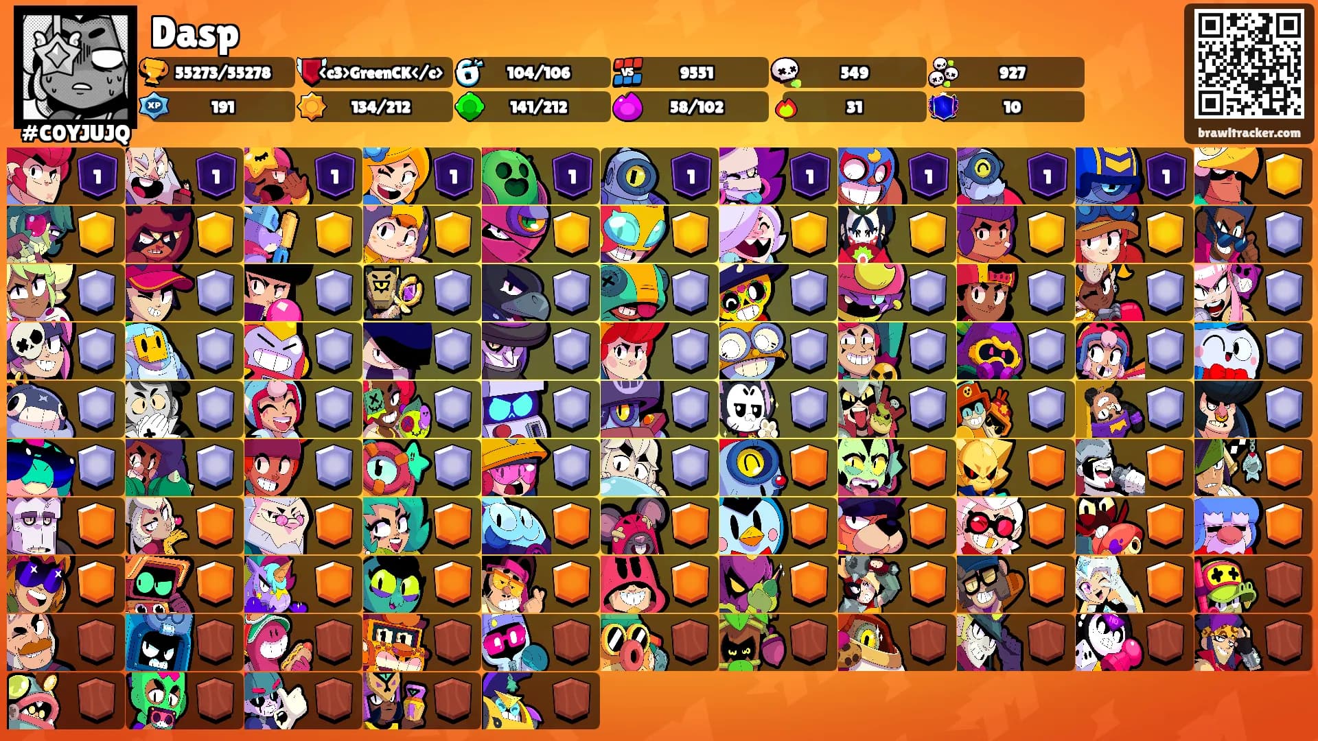 Dasp's Ranks