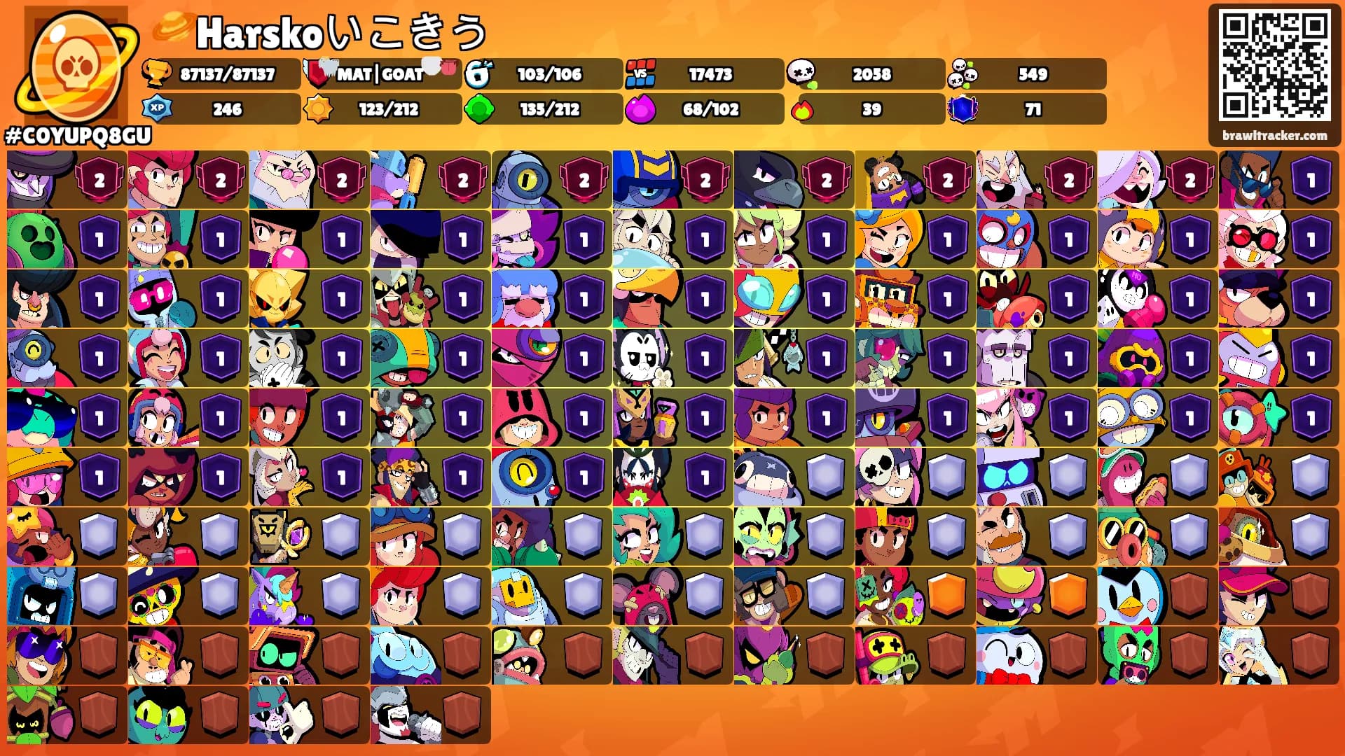 🪐Harskoいこきう's Ranks