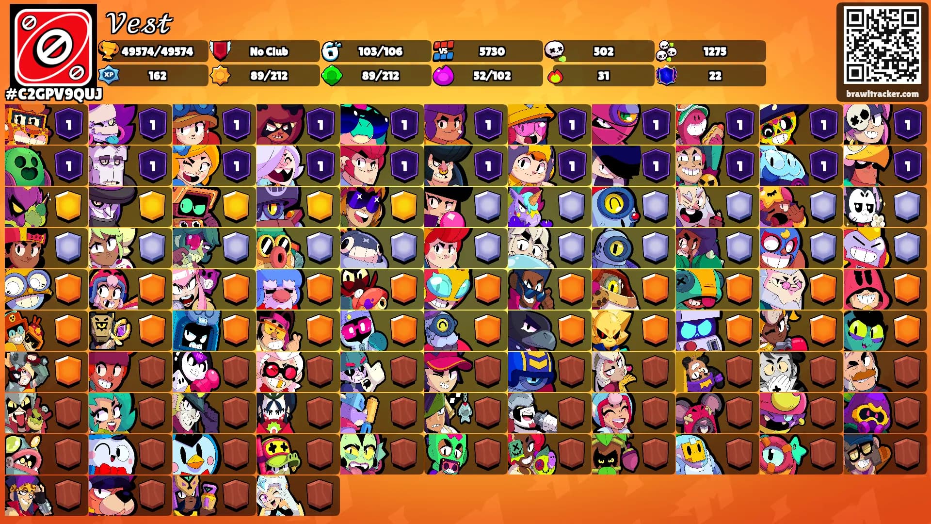 𝒱𝑒𝓈𝓉's Ranks