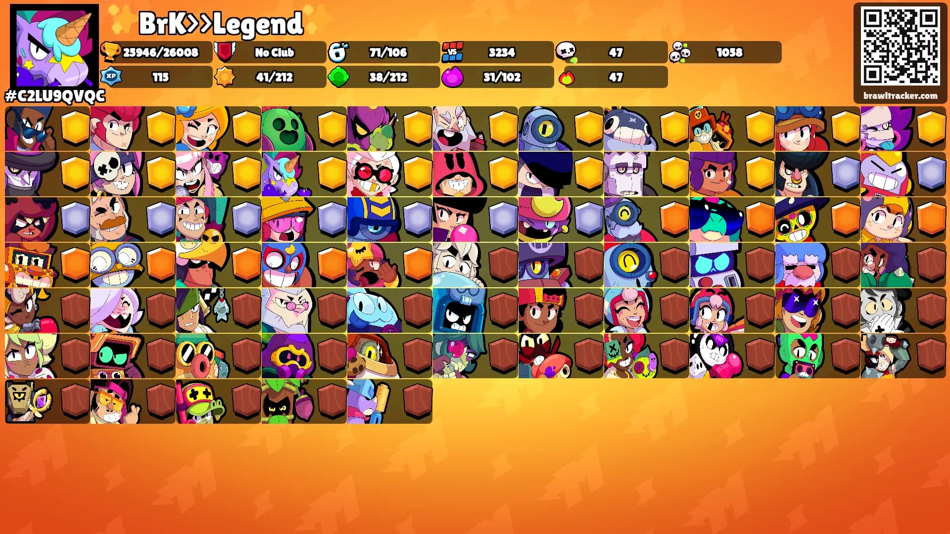 ✨️BrK>>Legend✨️'s Ranks