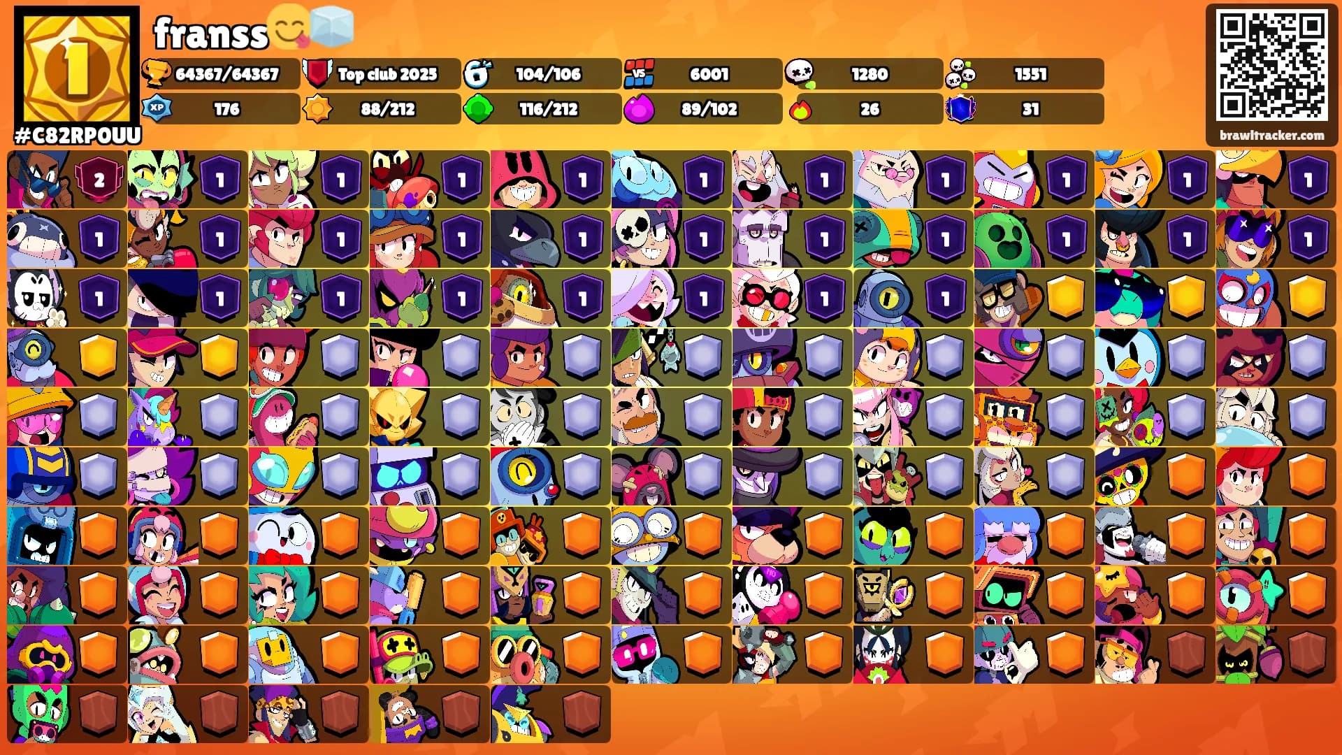 franss😋🧊's Ranks