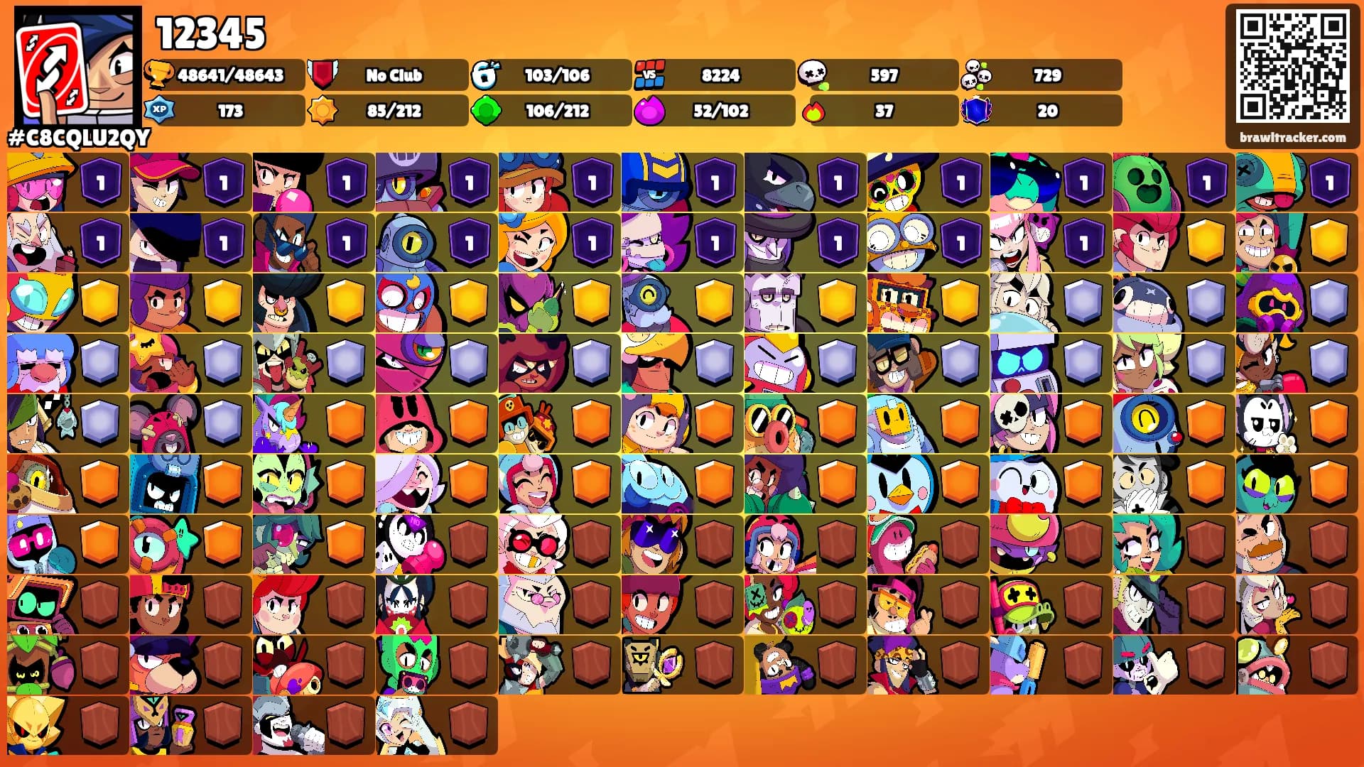 12345's Ranks