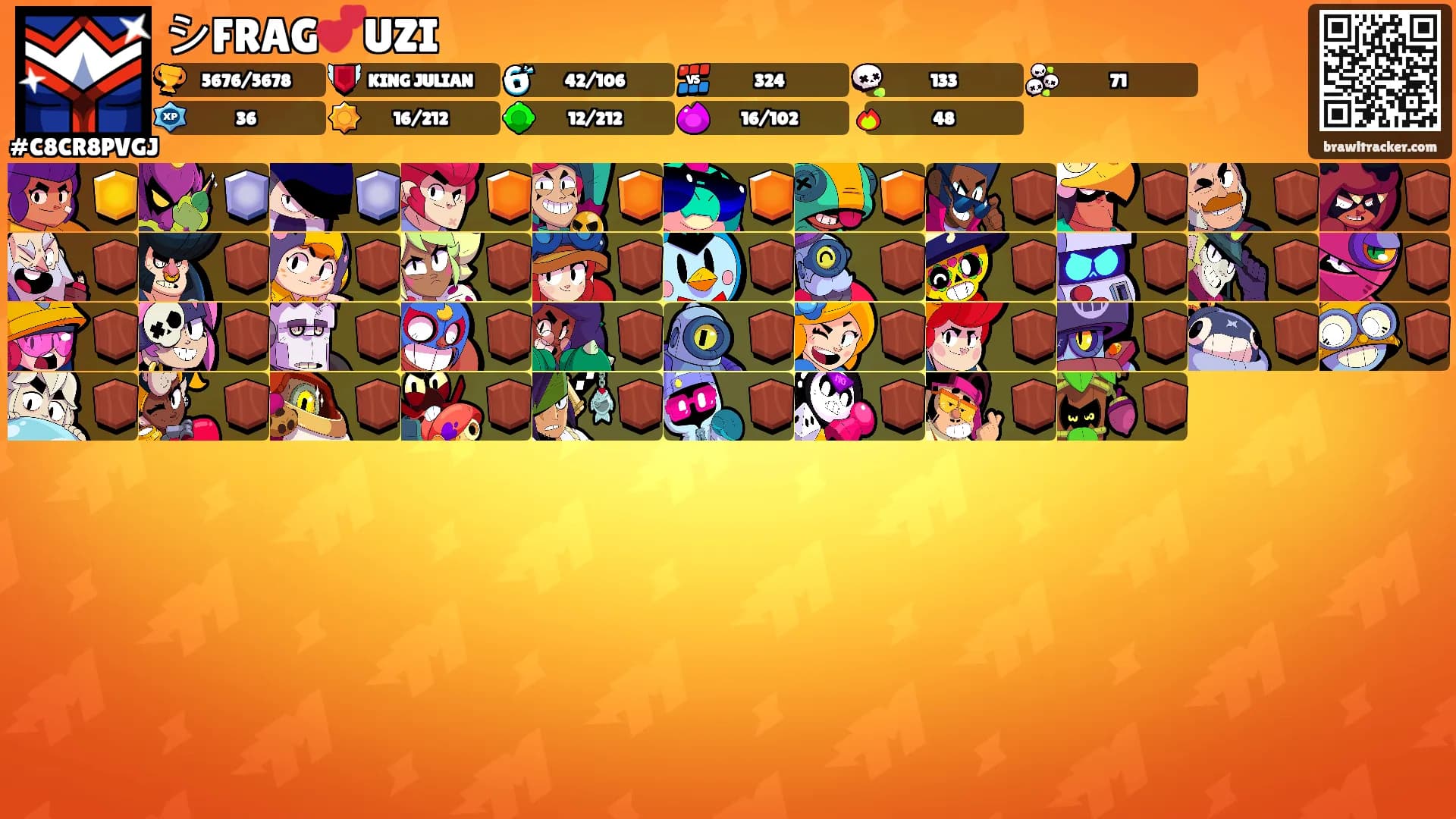 シFRAG💕UZI's Ranks