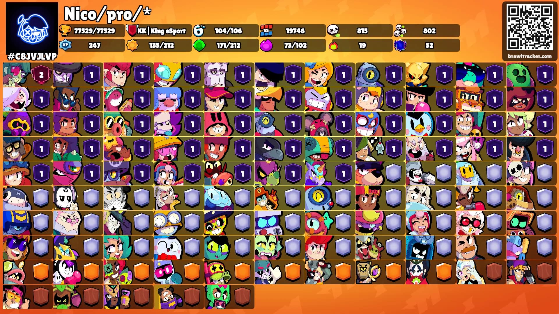 Nico/pro/*'s Ranks