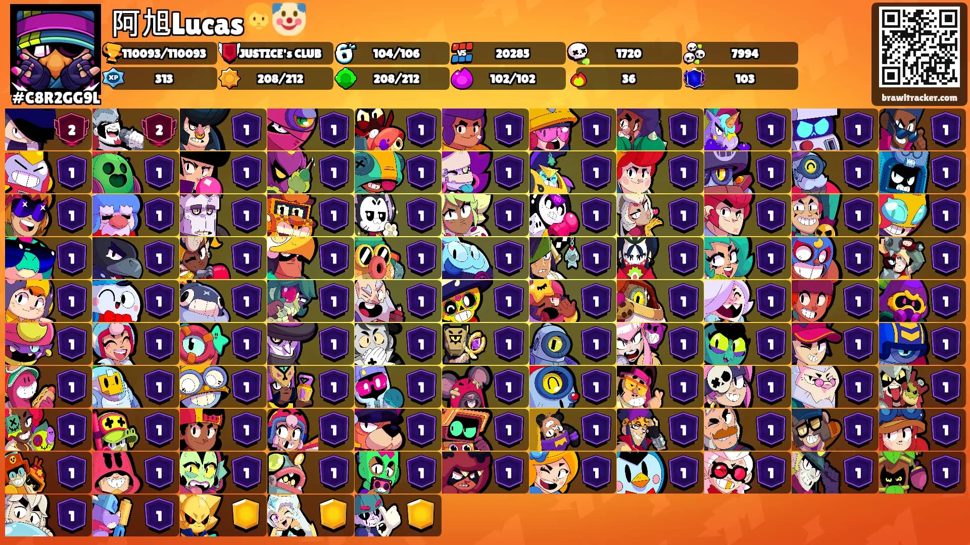 阿旭Lucas🧔🤡's Ranks