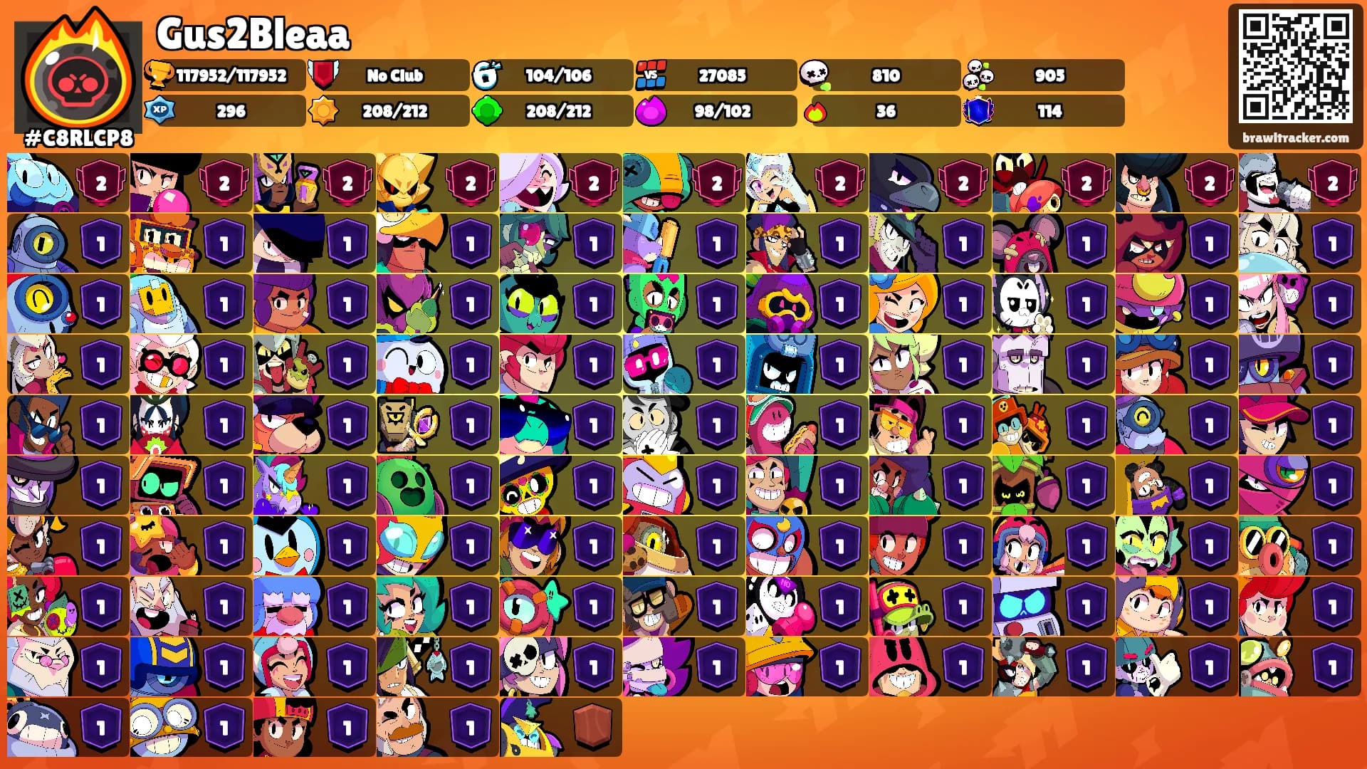 Gus2Bleaa's Ranks