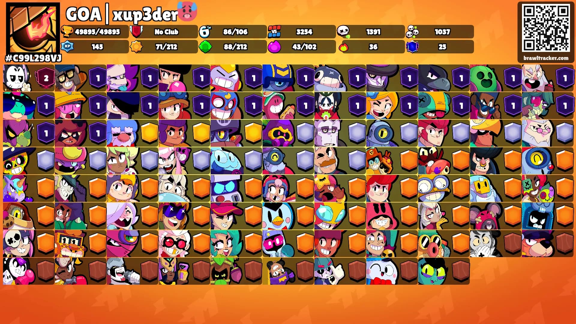 GOA|xup3der🥵's Ranks