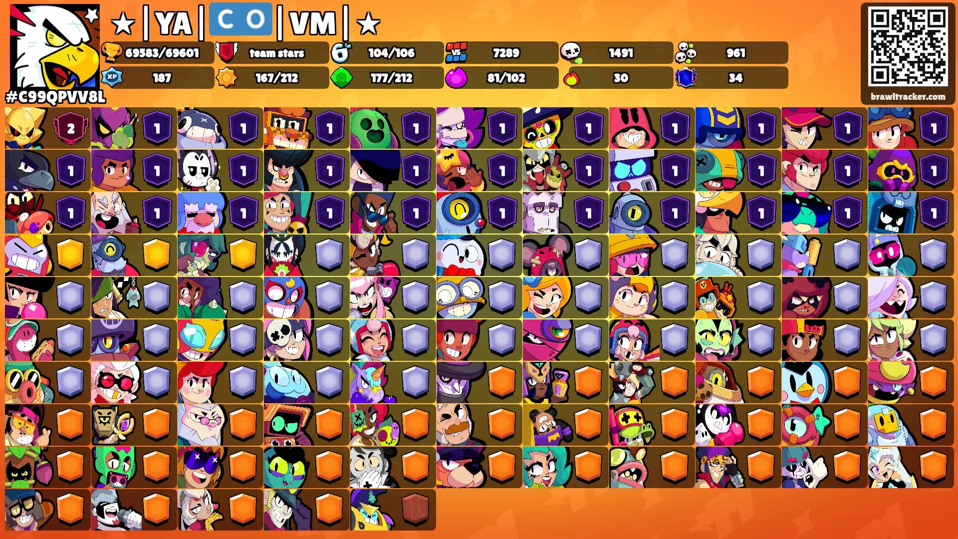 ★|YA|🇨🇴|VM|★'s Ranks