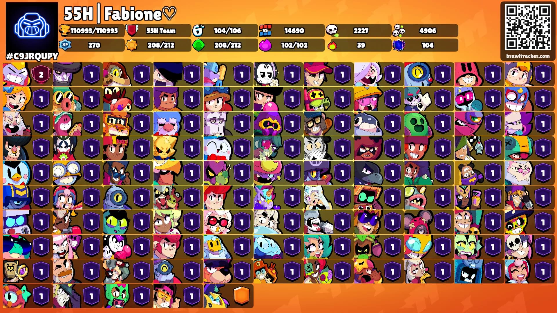 55H|Fabione♡'s Ranks