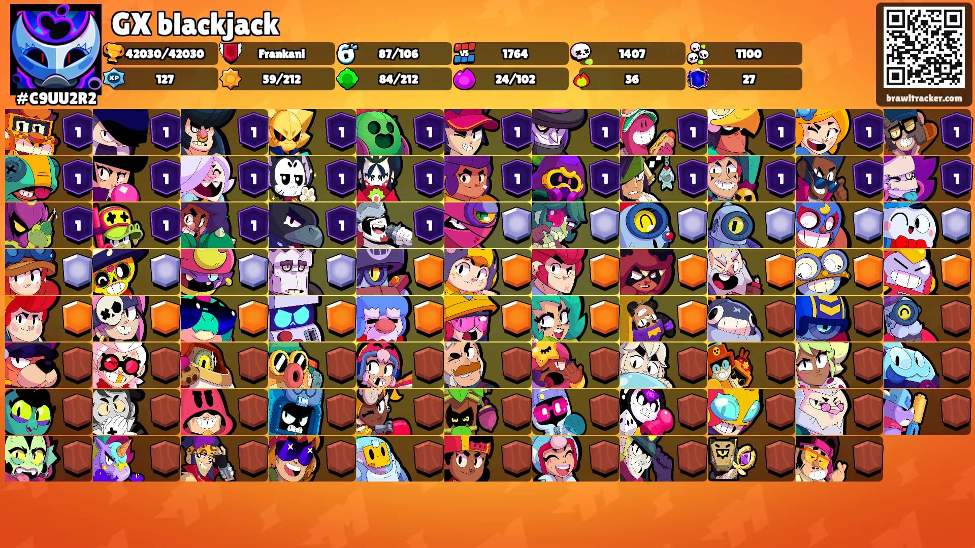 GX blackjack's Ranks