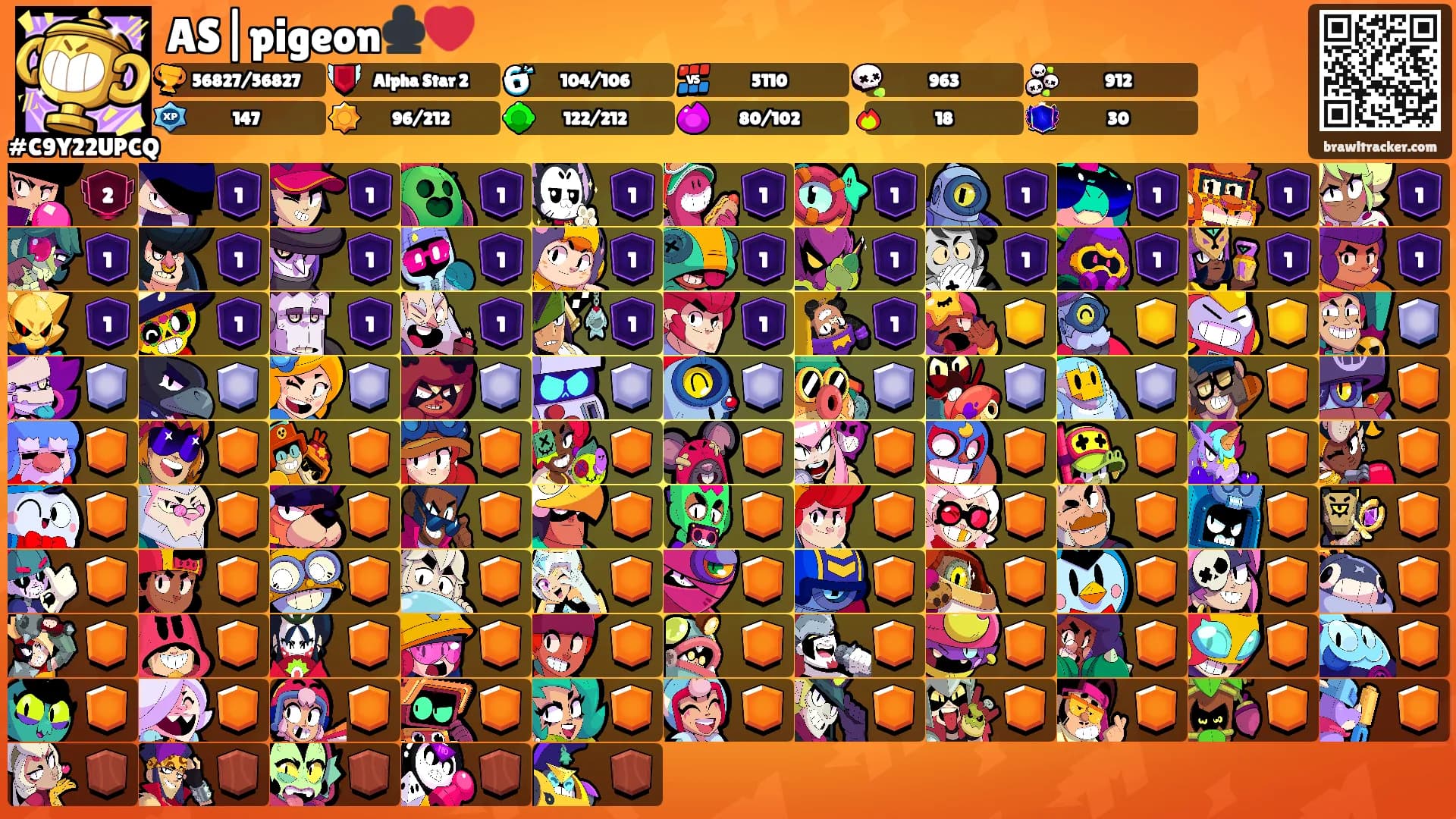 AS|pigeon♣️❤️'s Ranks