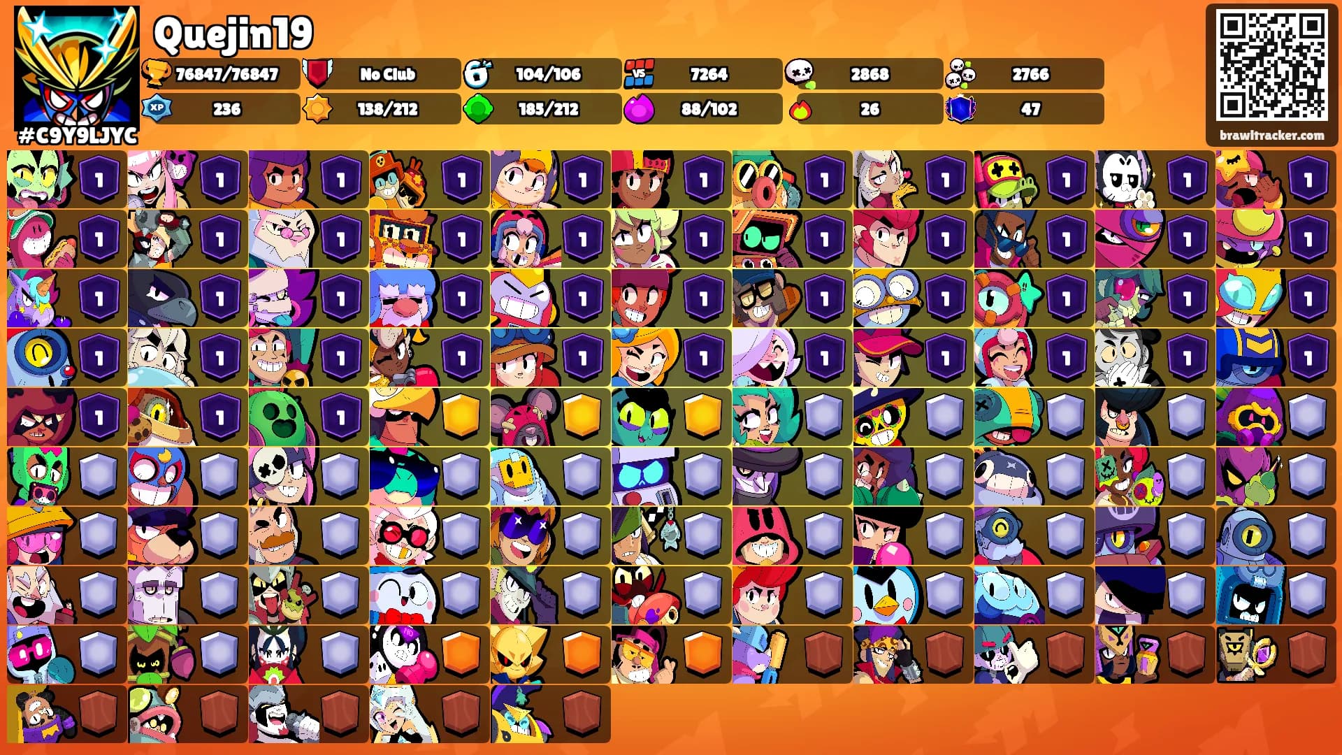 Quejin19's Ranks
