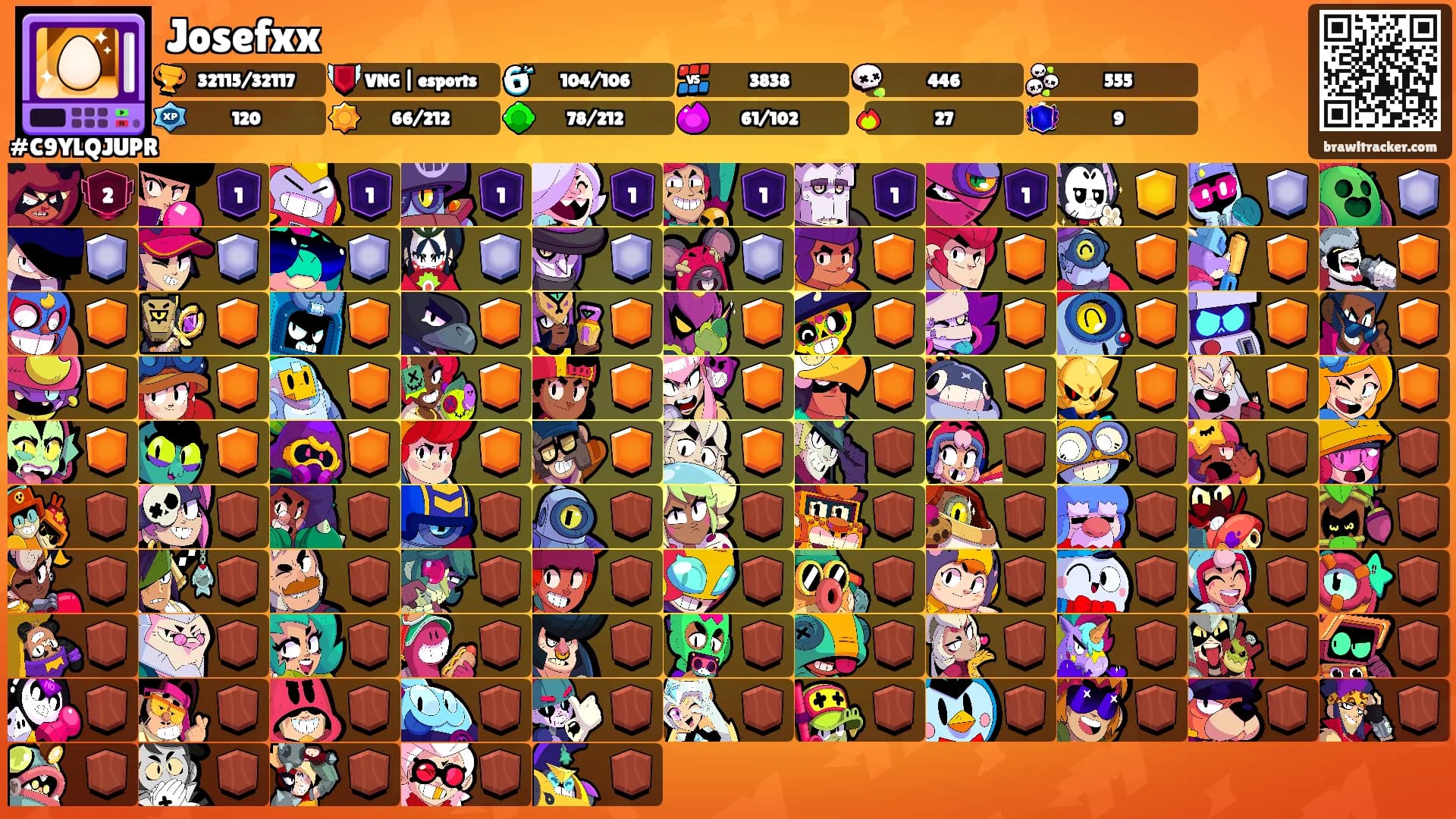Josefxx's Ranks
