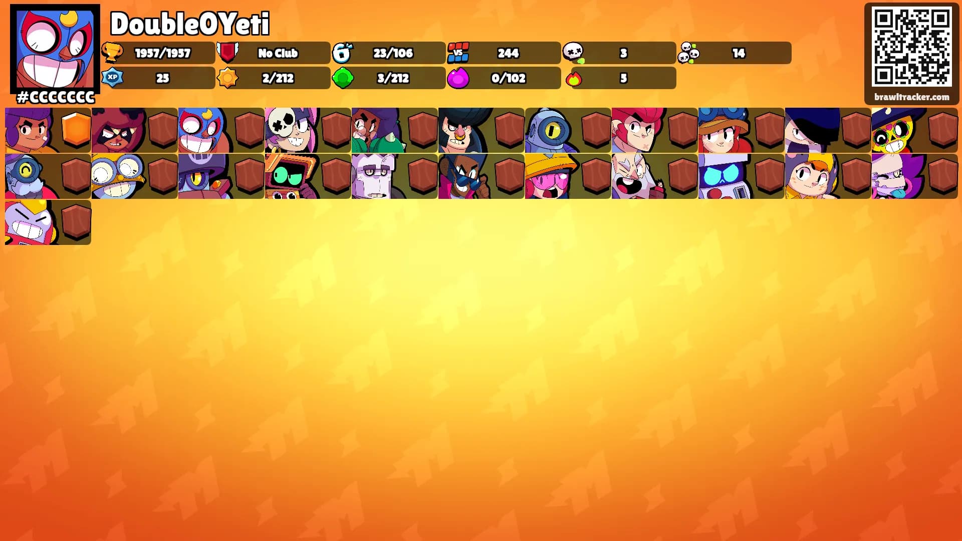 Double0Yeti's Ranks