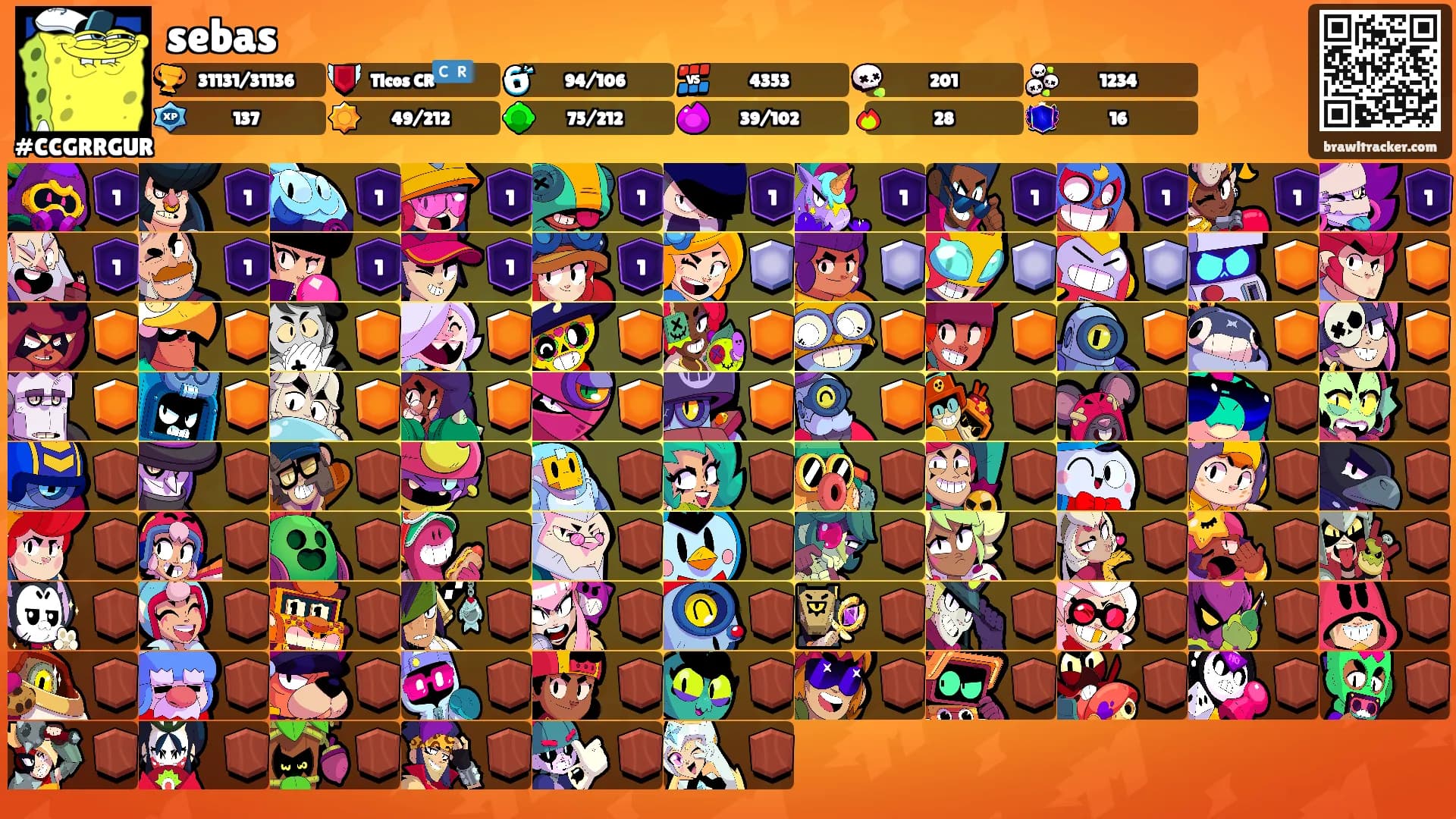 sebas's Ranks