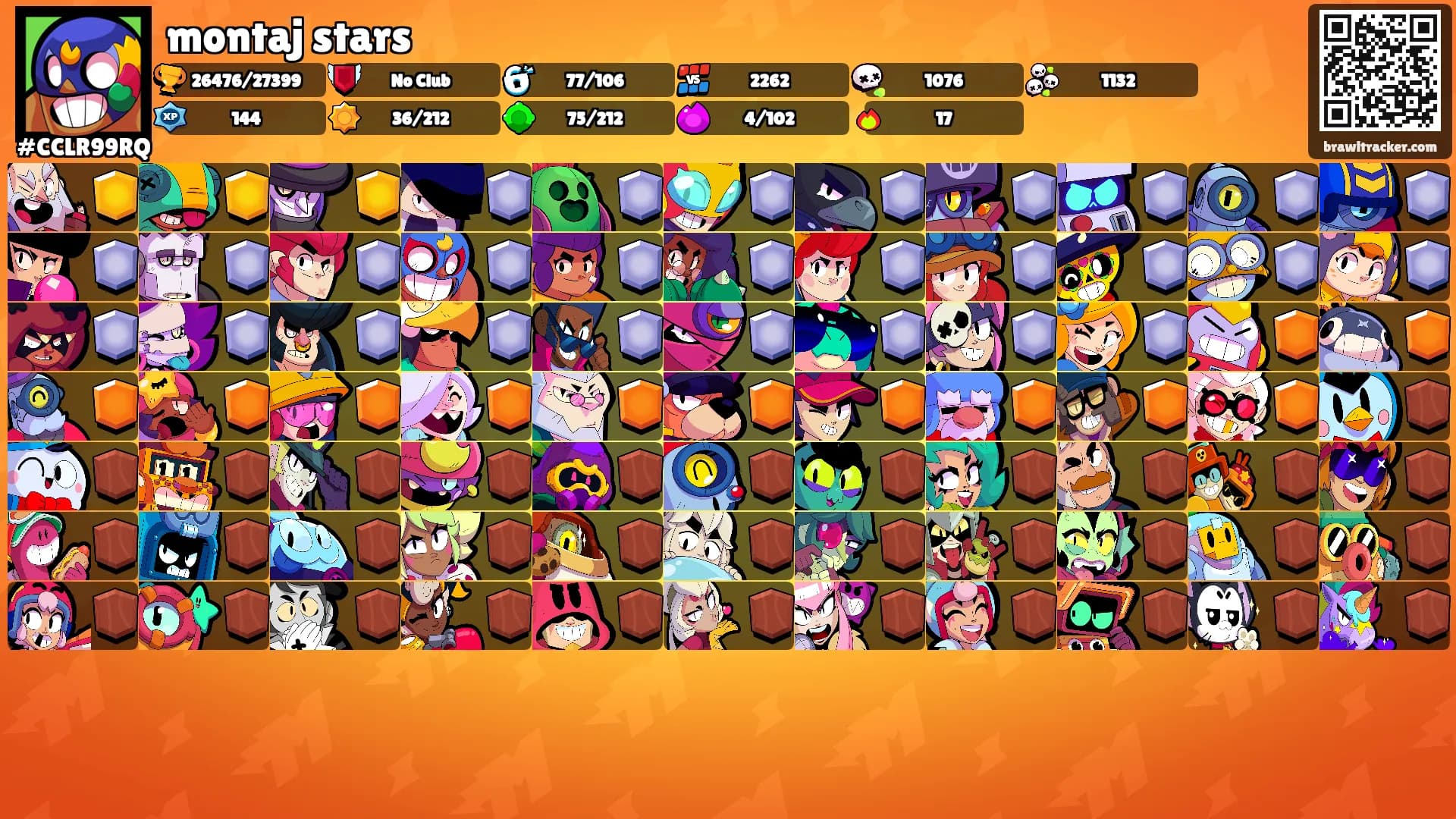 montaj stars's Ranks