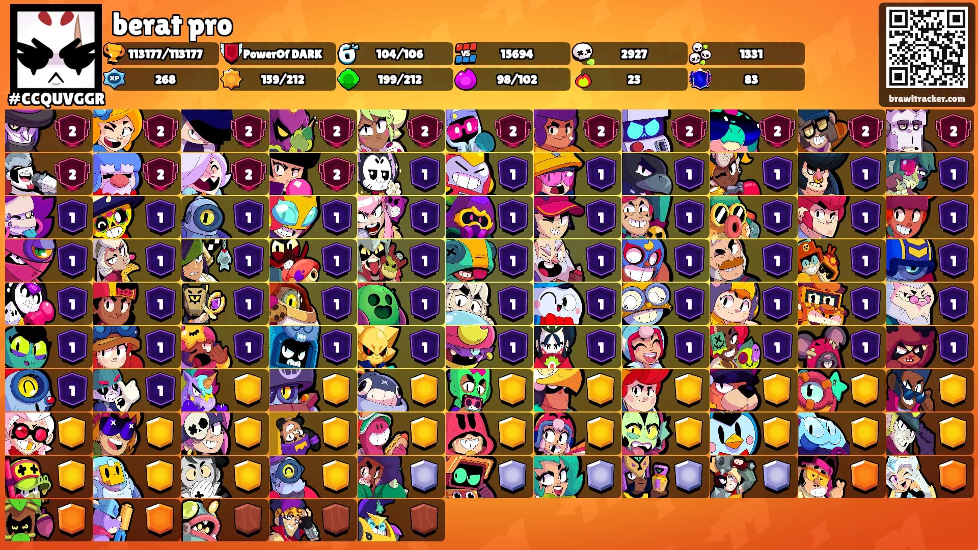 berat pro's Ranks