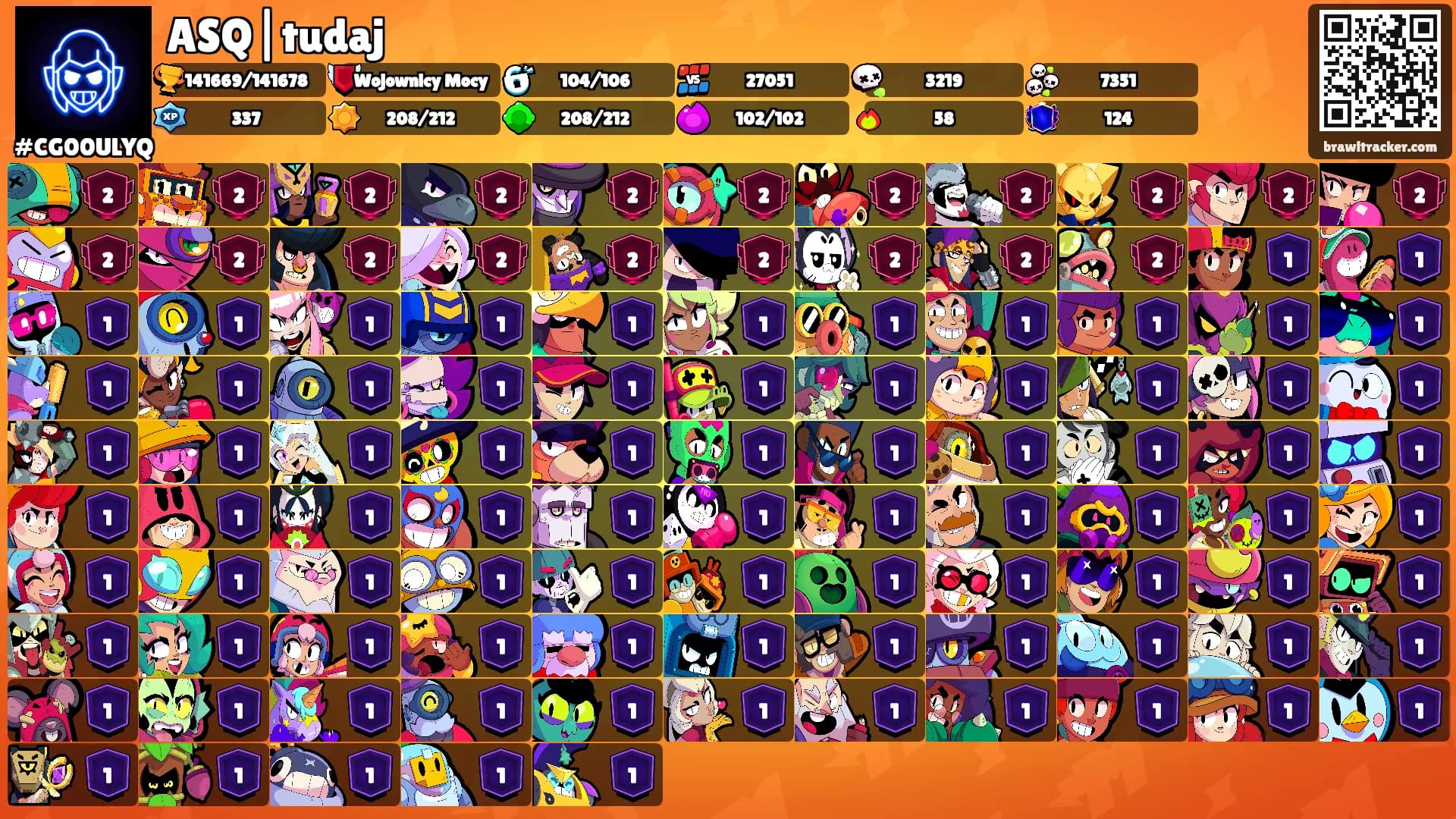 ASQ|tudaj's Ranks